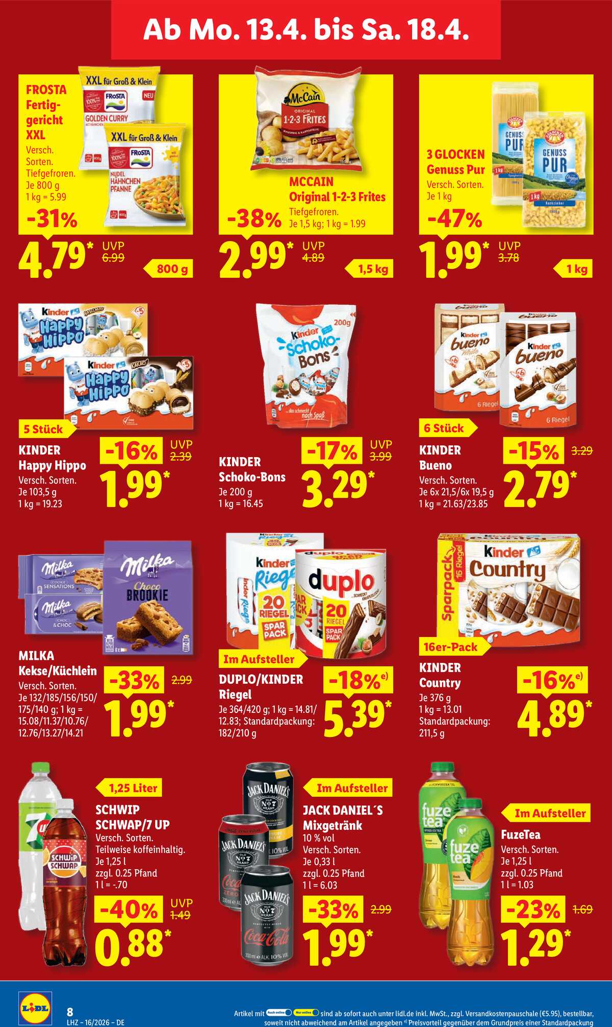 Leták Lidl Německo 13.4.-18.4.2026 strana 14