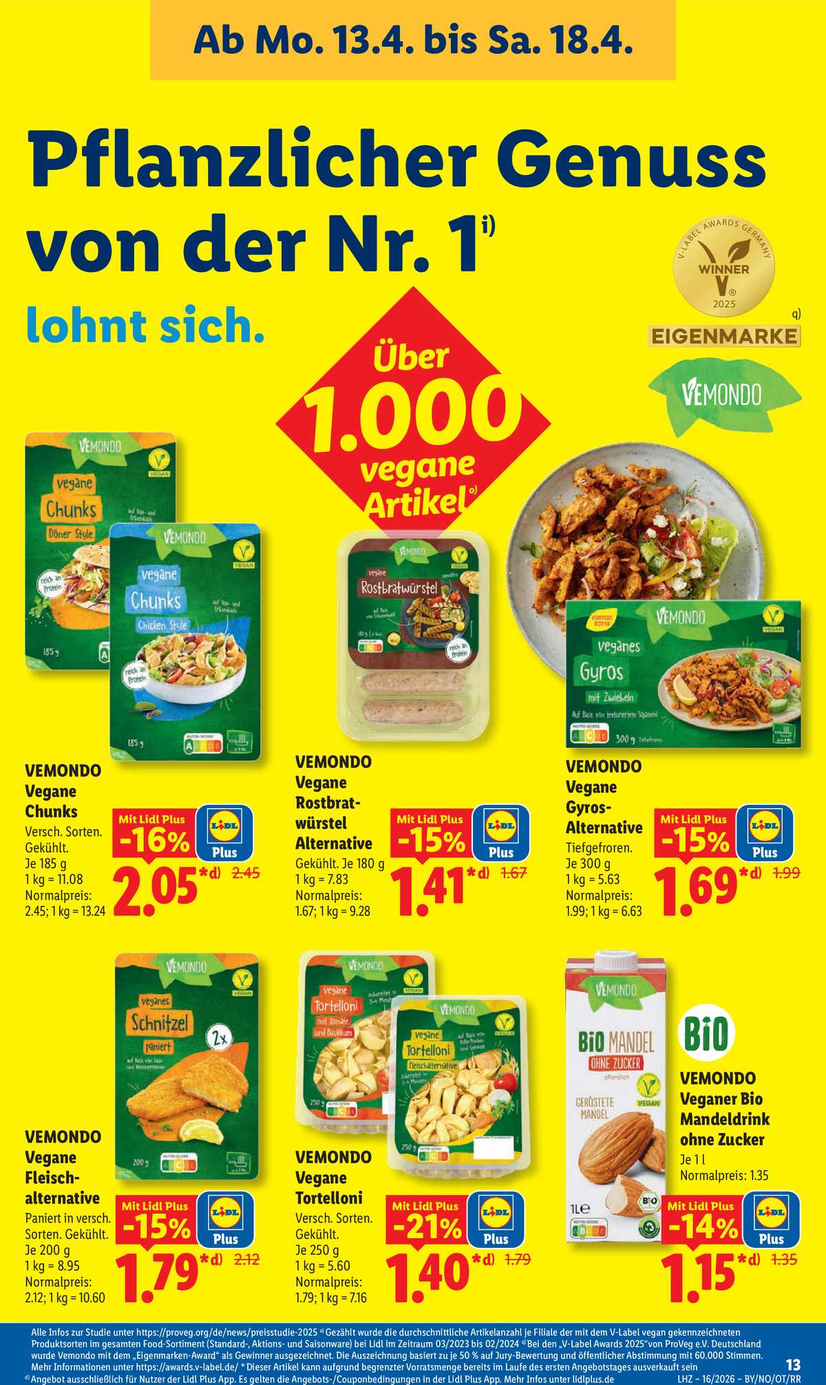 Leták Lidl Německo 13.4.-18.4.2026 strana 21