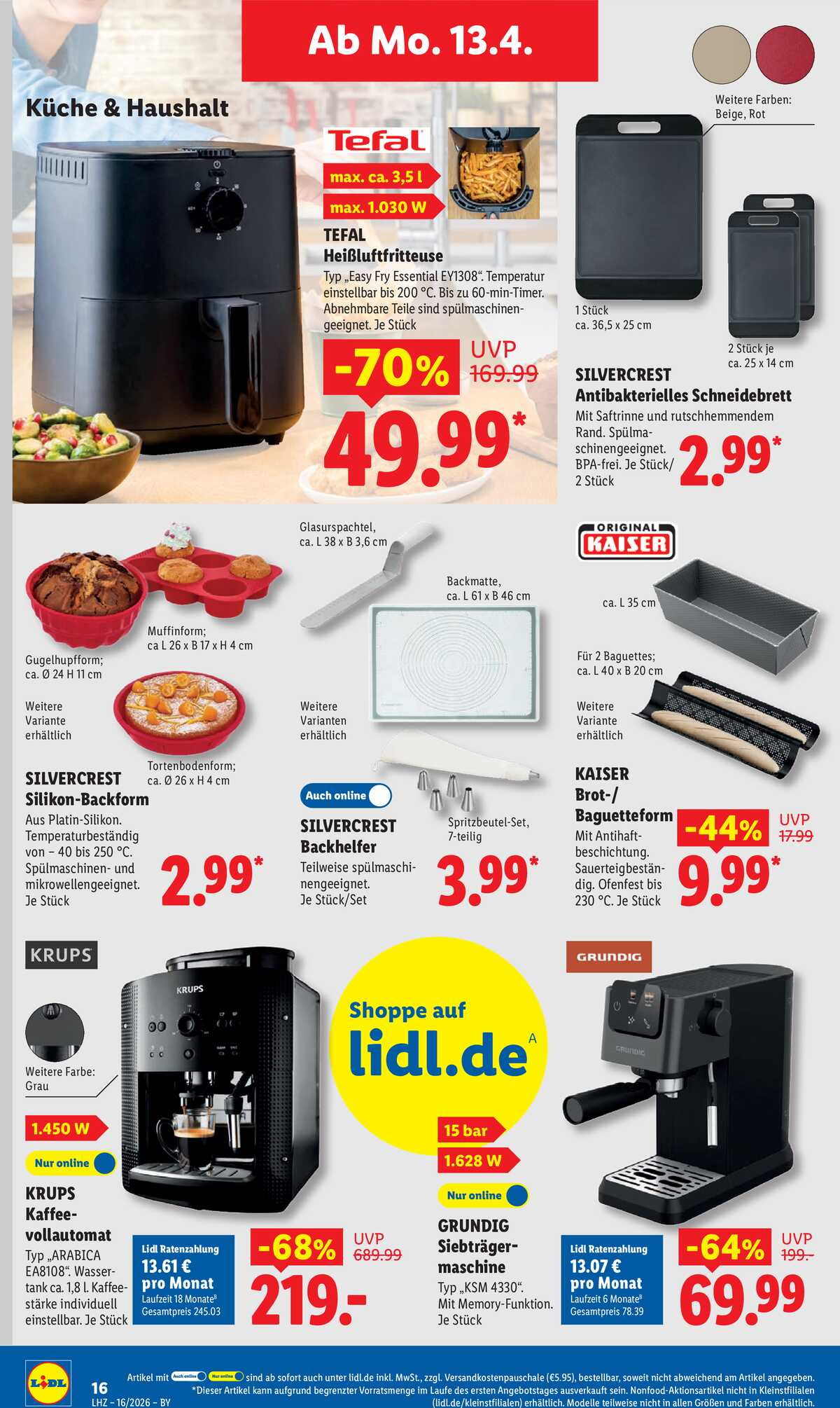 Leták Lidl Německo 13.4.-18.4.2026 strana 32