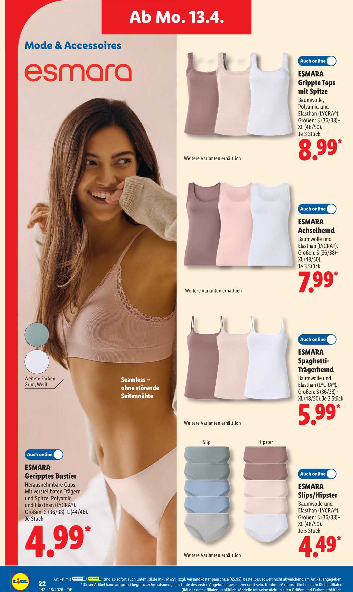 Leták Lidl Německo 13.4.-18.4.2026 strana 40