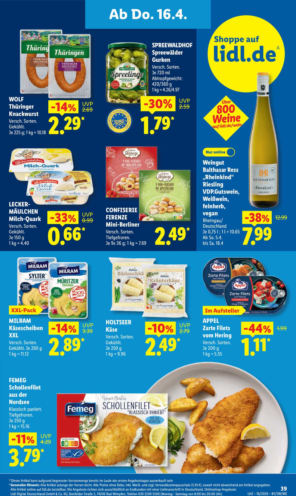 Leták Lidl Německo 13.4.-18.4.2026 strana 61