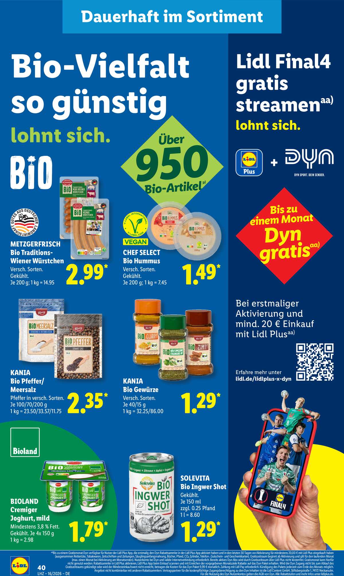 Leták Lidl Německo 13.4.-18.4.2026 strana 62