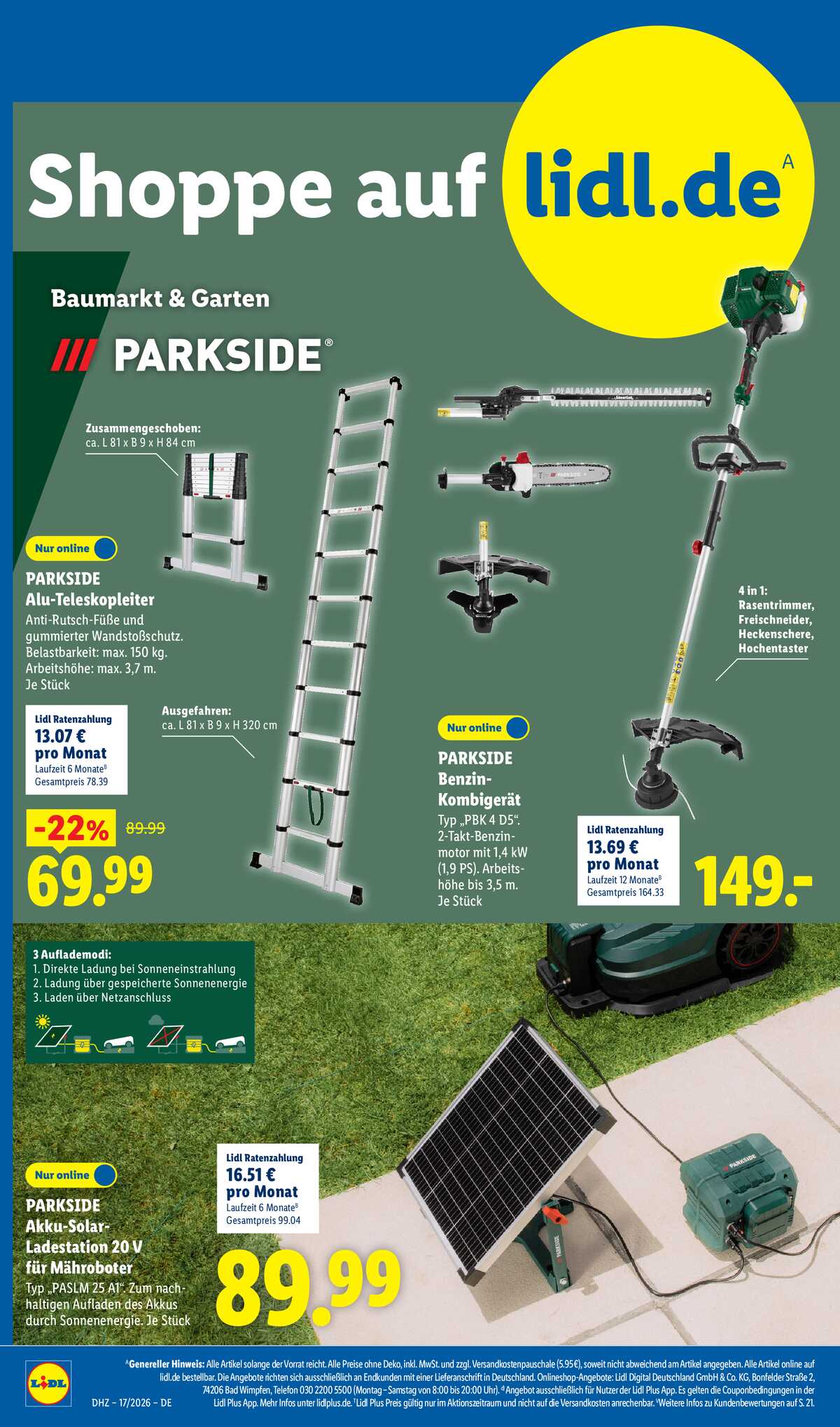 Leták Lidl Německo 20.4.-25.4.2026 strana 2