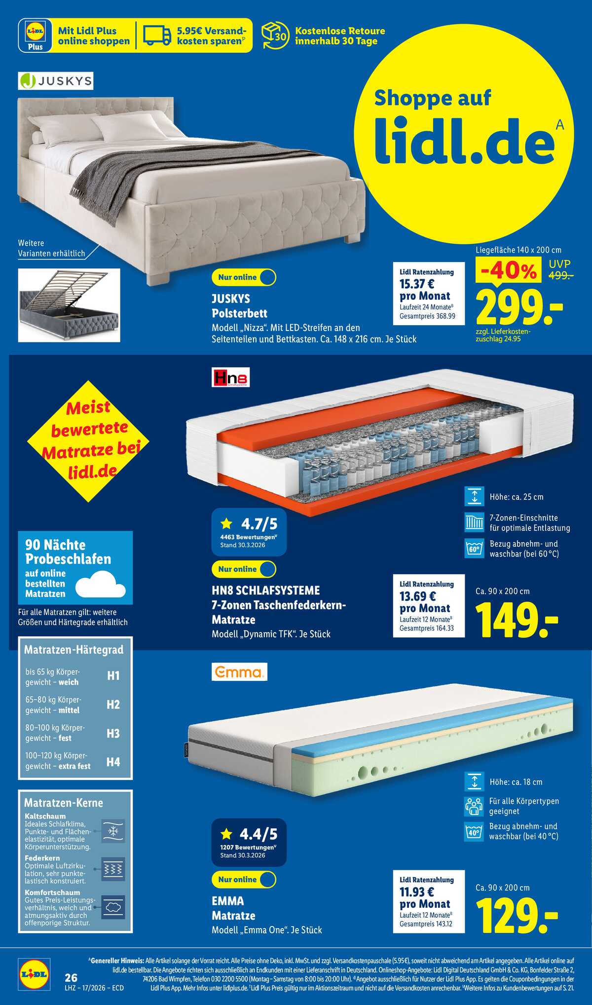Leták Lidl Německo 20.4.-25.4.2026 strana 16
