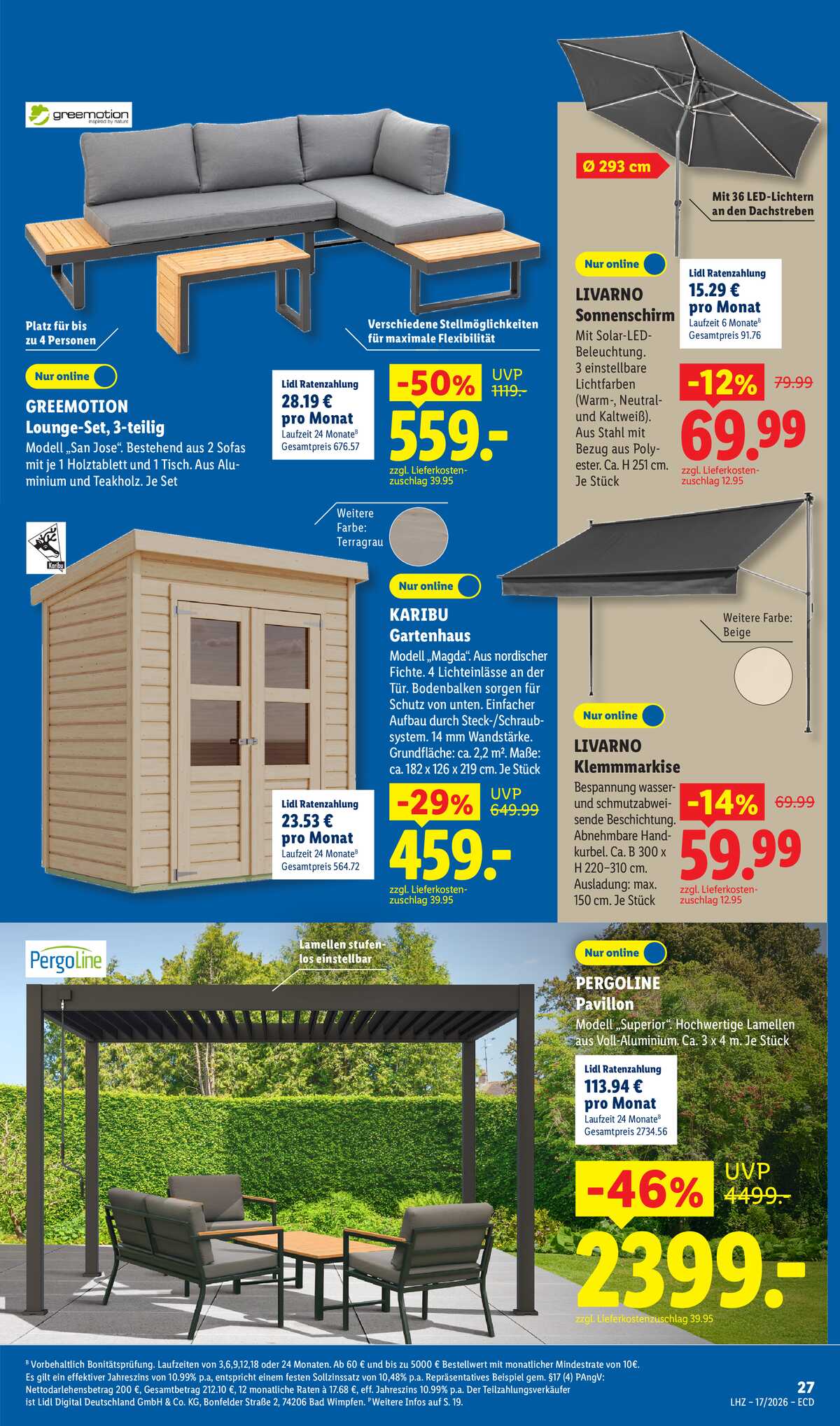 Leták Lidl Německo 20.4.-25.4.2026 strana 17