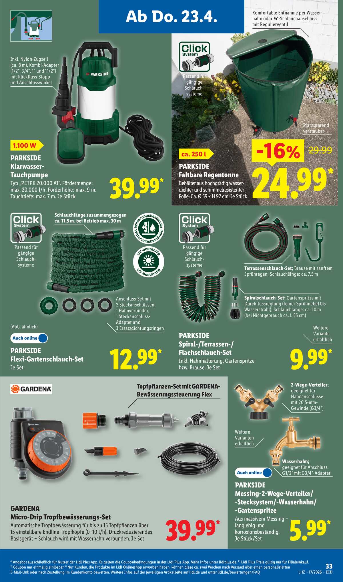 Leták Lidl Německo 20.4.-25.4.2026 strana 23