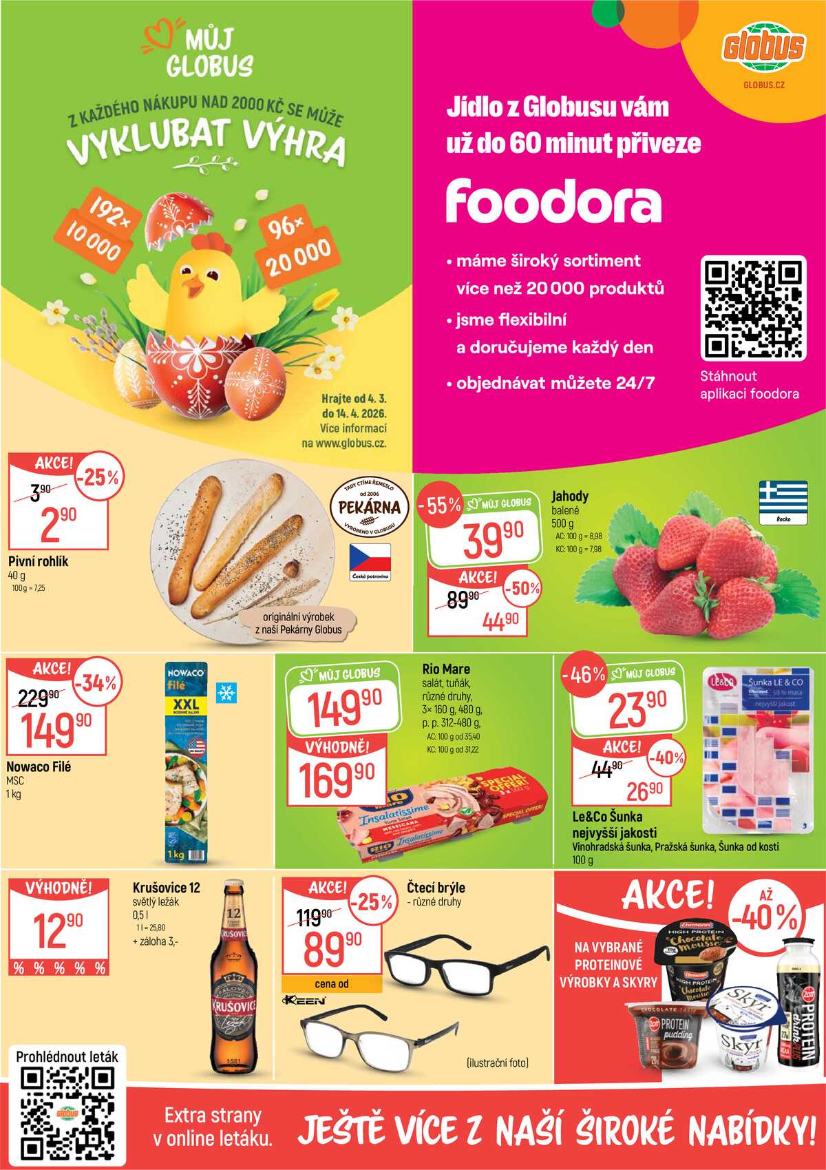 Akční leták Globus 8.4. - 14.4.2026 - Globus Praha - Centrum Černý Most strana 2