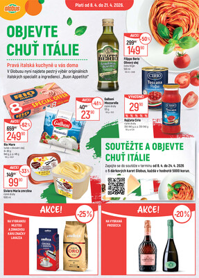 Akční leták Globus 8.4. - 21.4.2026 - Globus Praha - Čakovice