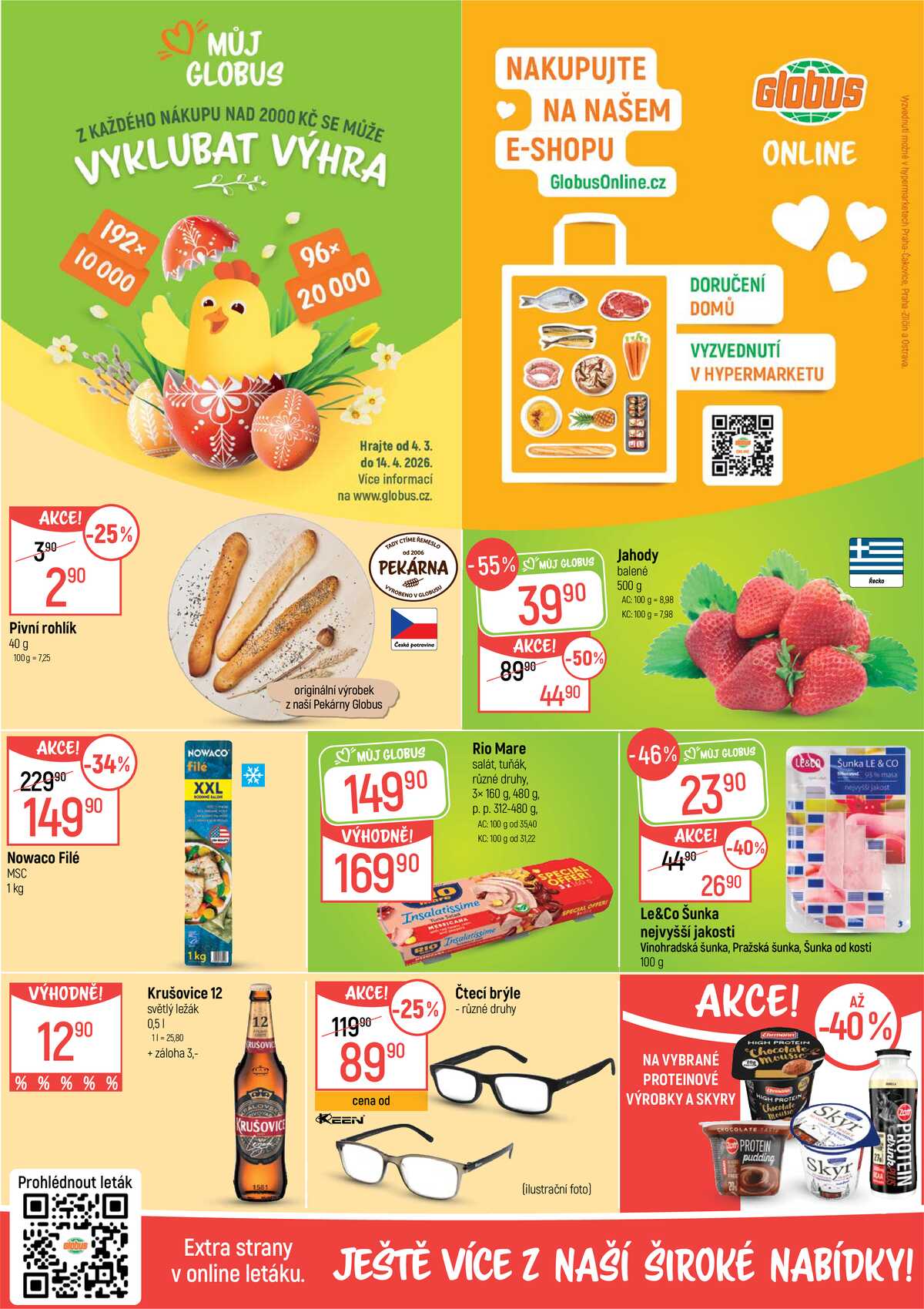 Akční leták Globus 8.4. - 14.4.2026 - Globus Praha - Zličín strana 2