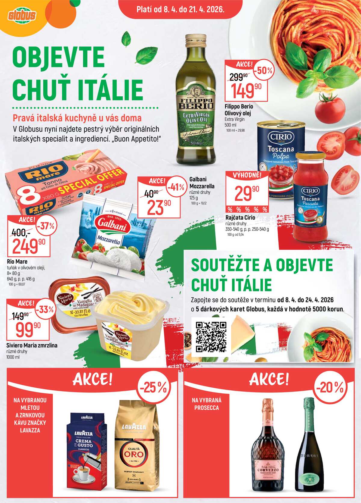 Akční leták Globus 8.4. - 21.4.2026 - Globus Havířov strana 1