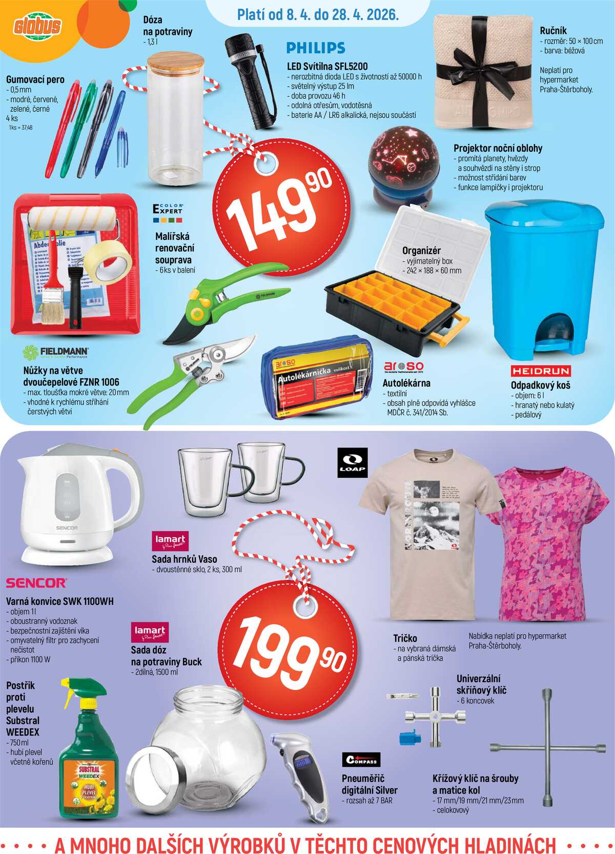 Akční leták Globus 8.4. - 28.4.2026 - Globus Chomutov strana 4
