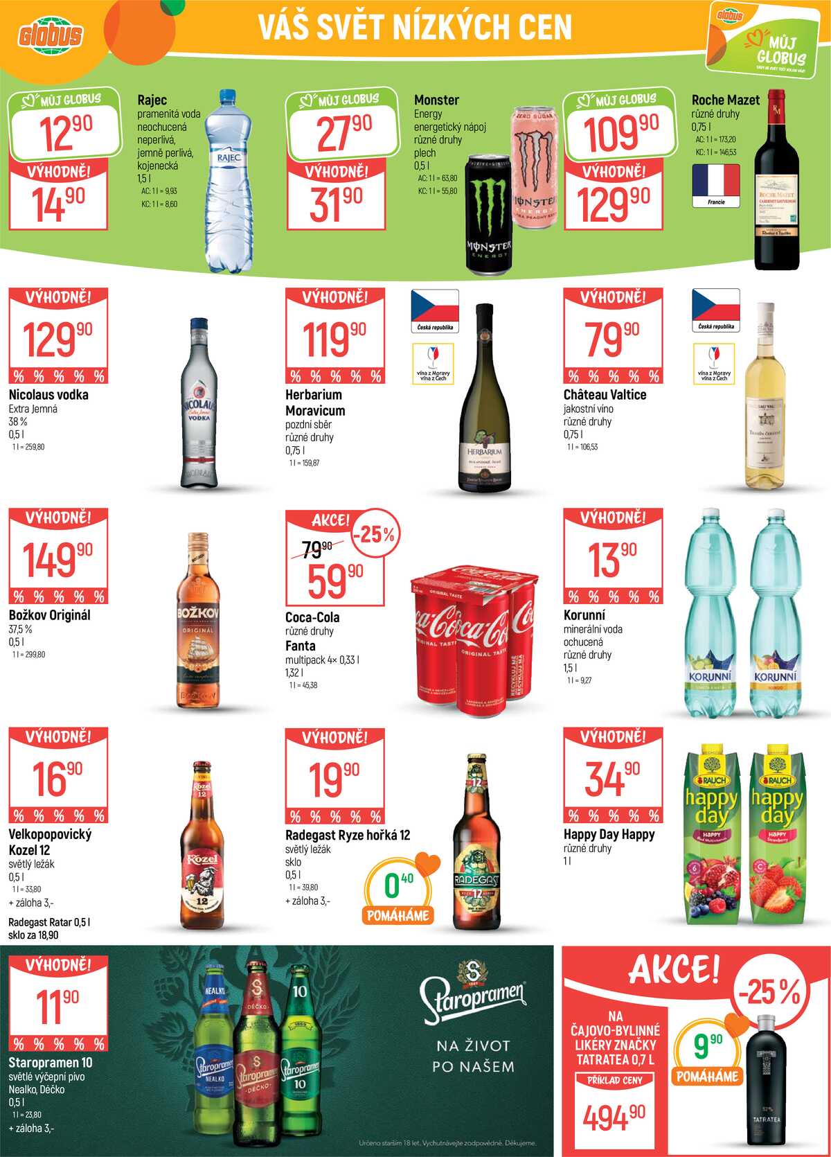 Akční leták Globus 8.4. - 14.4.2026 - Globus Chomutov strana 33