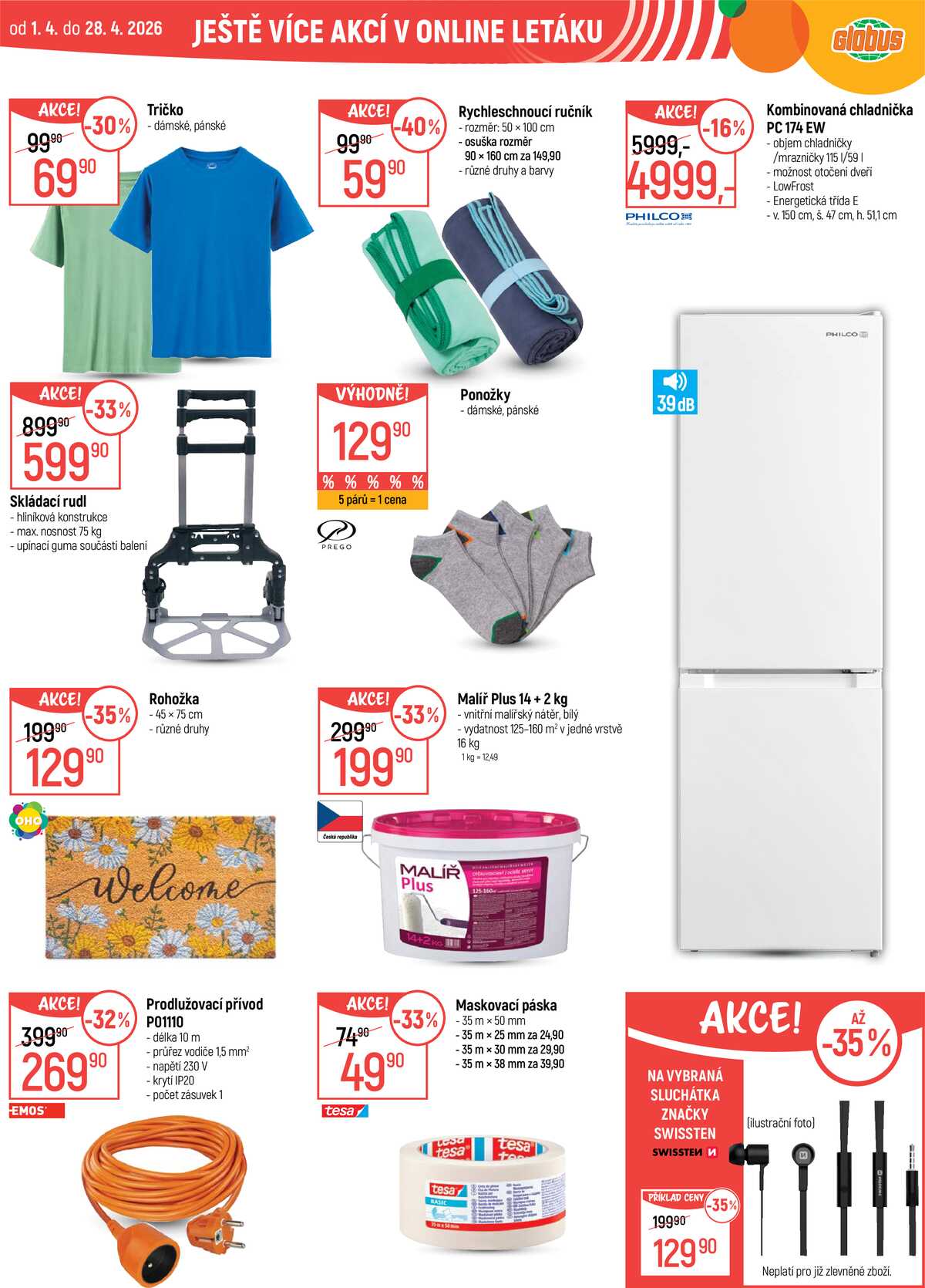 Akční leták Globus 8.4. - 14.4.2026 - Globus Jenišov u Karlových Varů strana 50