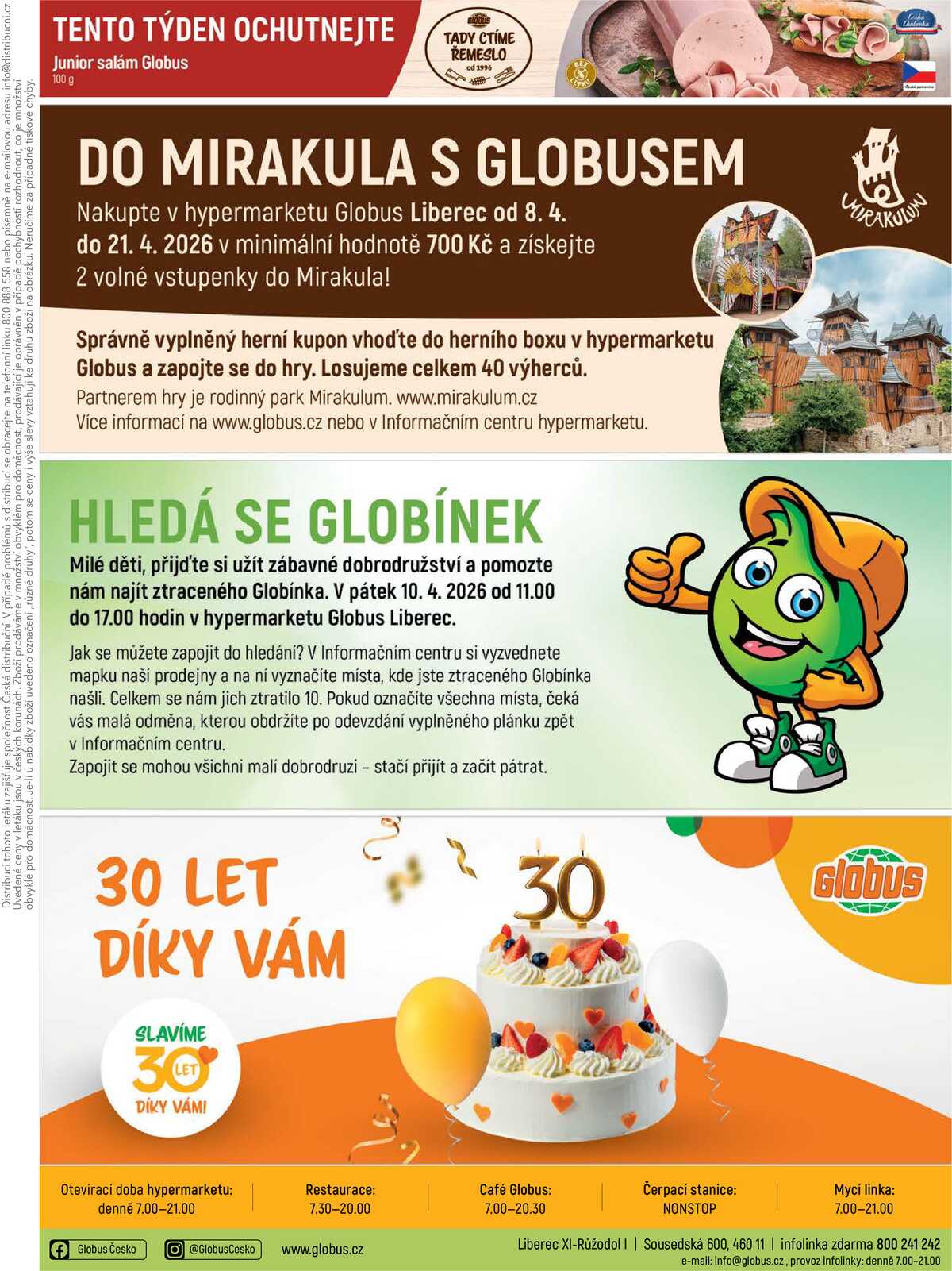 Akční leták Globus 8.4. - 14.4.2026 - Globus Liberec strana 42