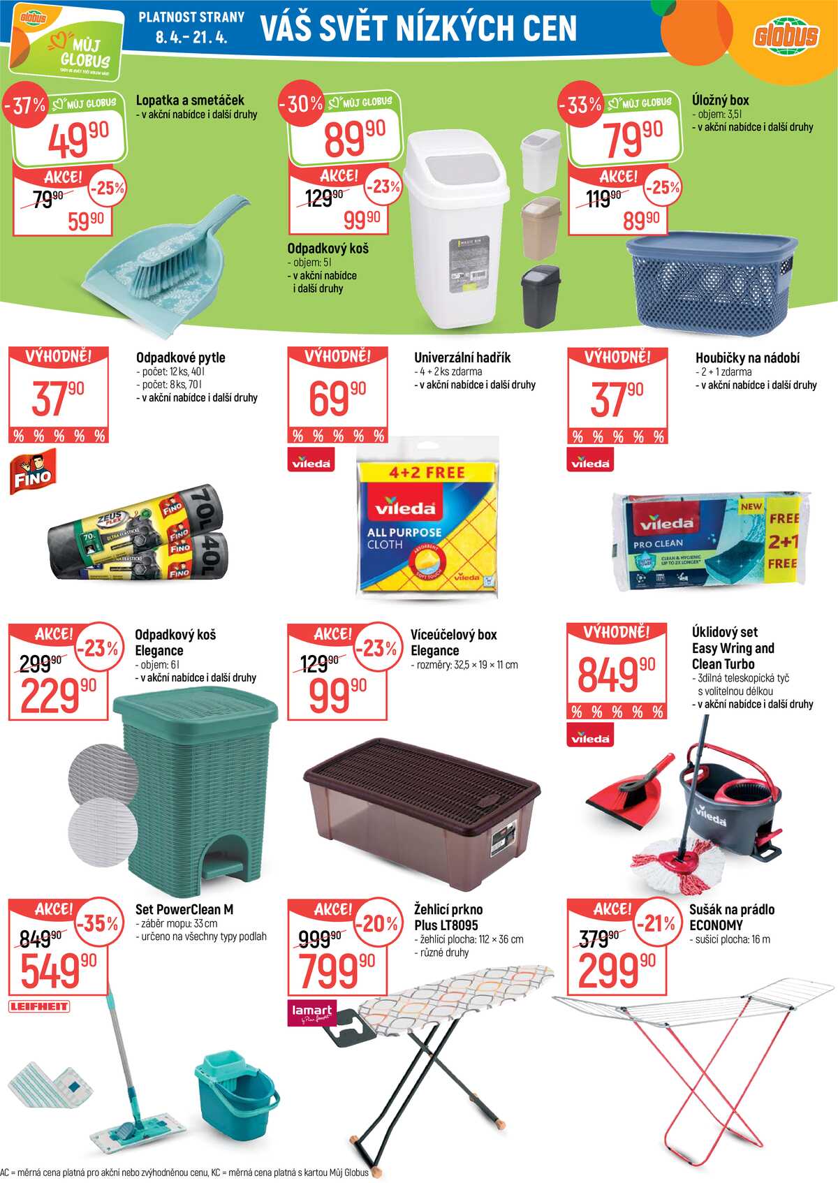 Akční leták Globus 8.4. - 14.4.2026 - Globus Olomouc strana 39