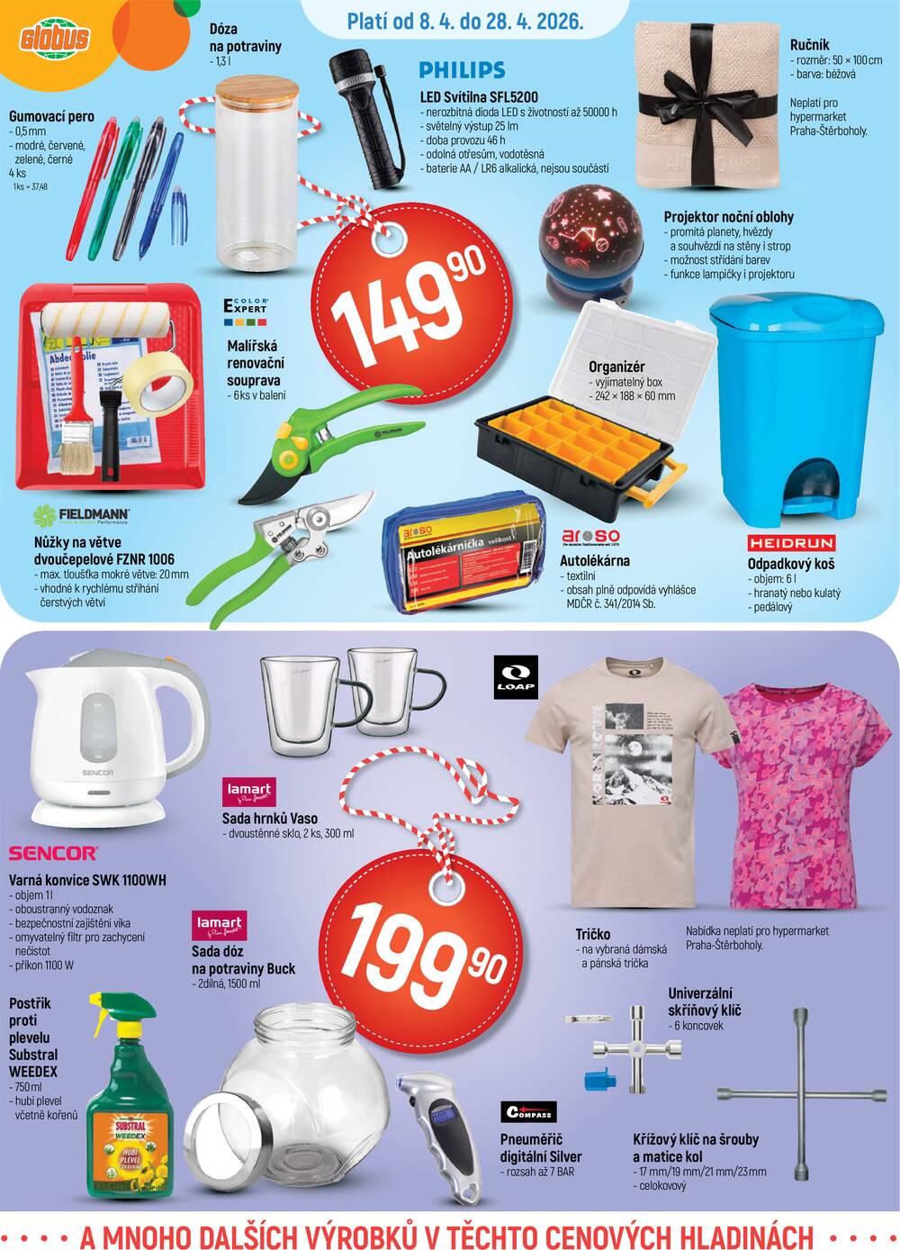 Akční leták Globus 8.4. - 28.4.2026 - Globus Opava