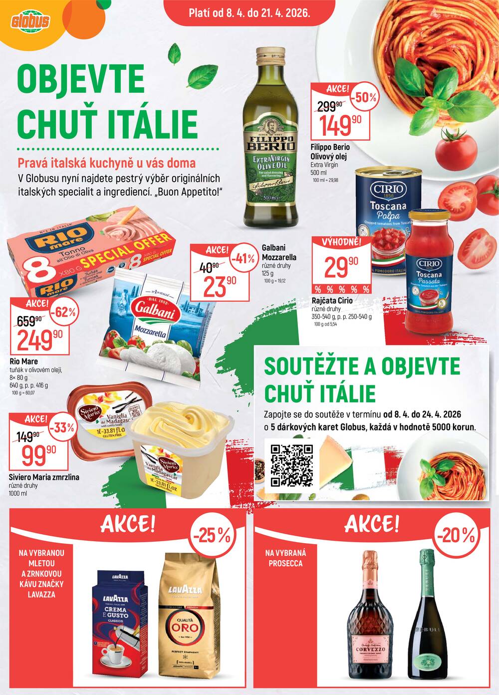 Akční leták Globus 8.4. - 21.4.2026 - Globus Ostrava
