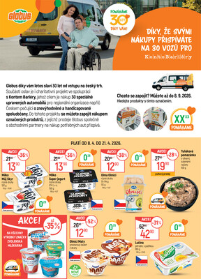 Akční leták Globus 8.4. - 21.4.2026 - Globus Pardubice