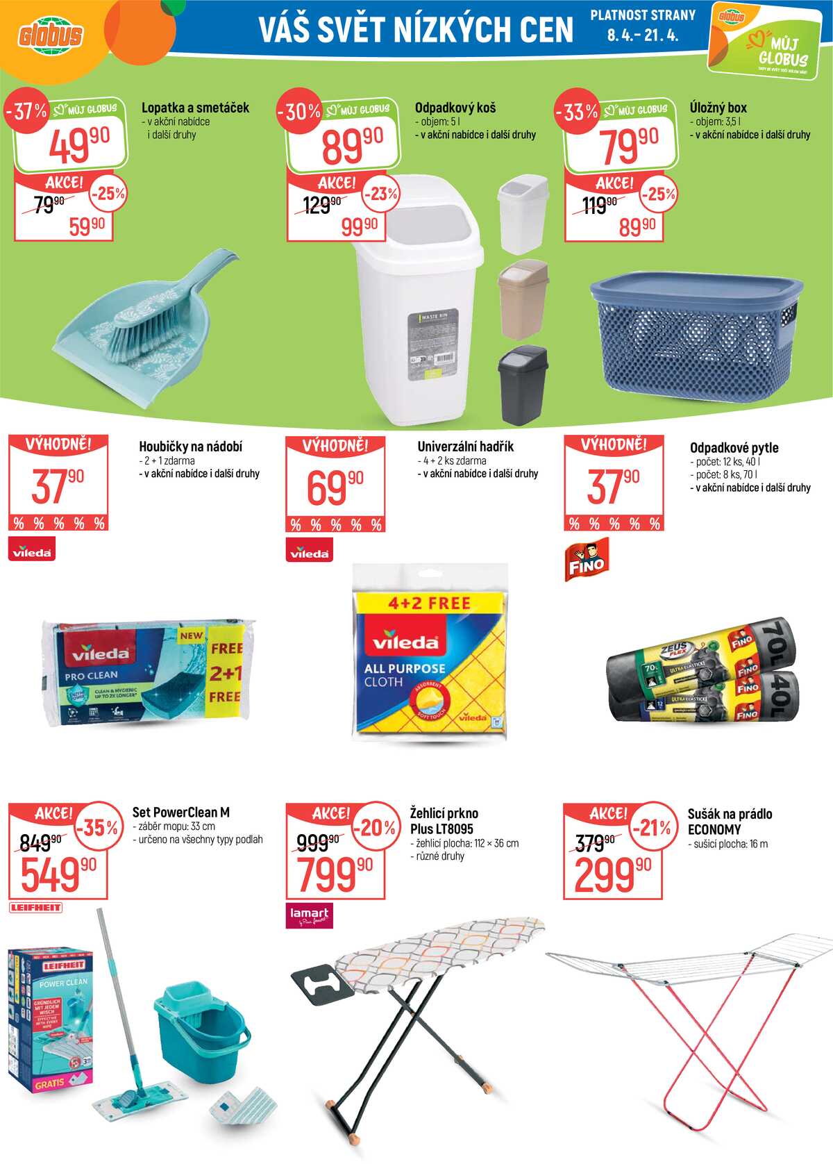 Akční leták Globus 8.4. - 14.4.2026 - Globus Praha - Štěrboholy strana 38