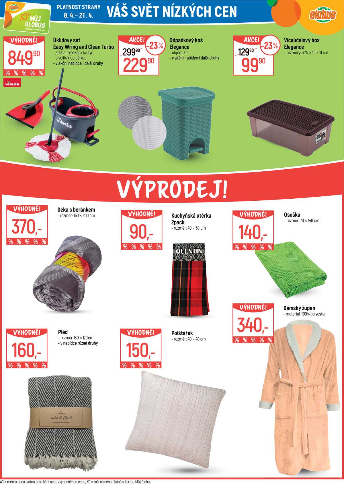 Akční leták Globus 8.4. - 14.4.2026 - Globus Praha - Štěrboholy strana 39