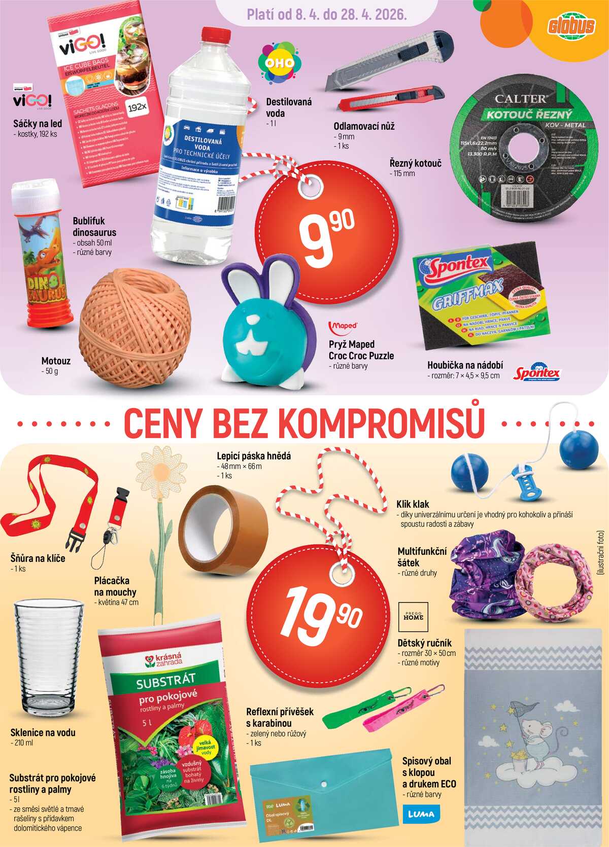 Akční leták Globus 8.4. - 14.4.2026 - Globus Praha - Štěrboholy strana 8