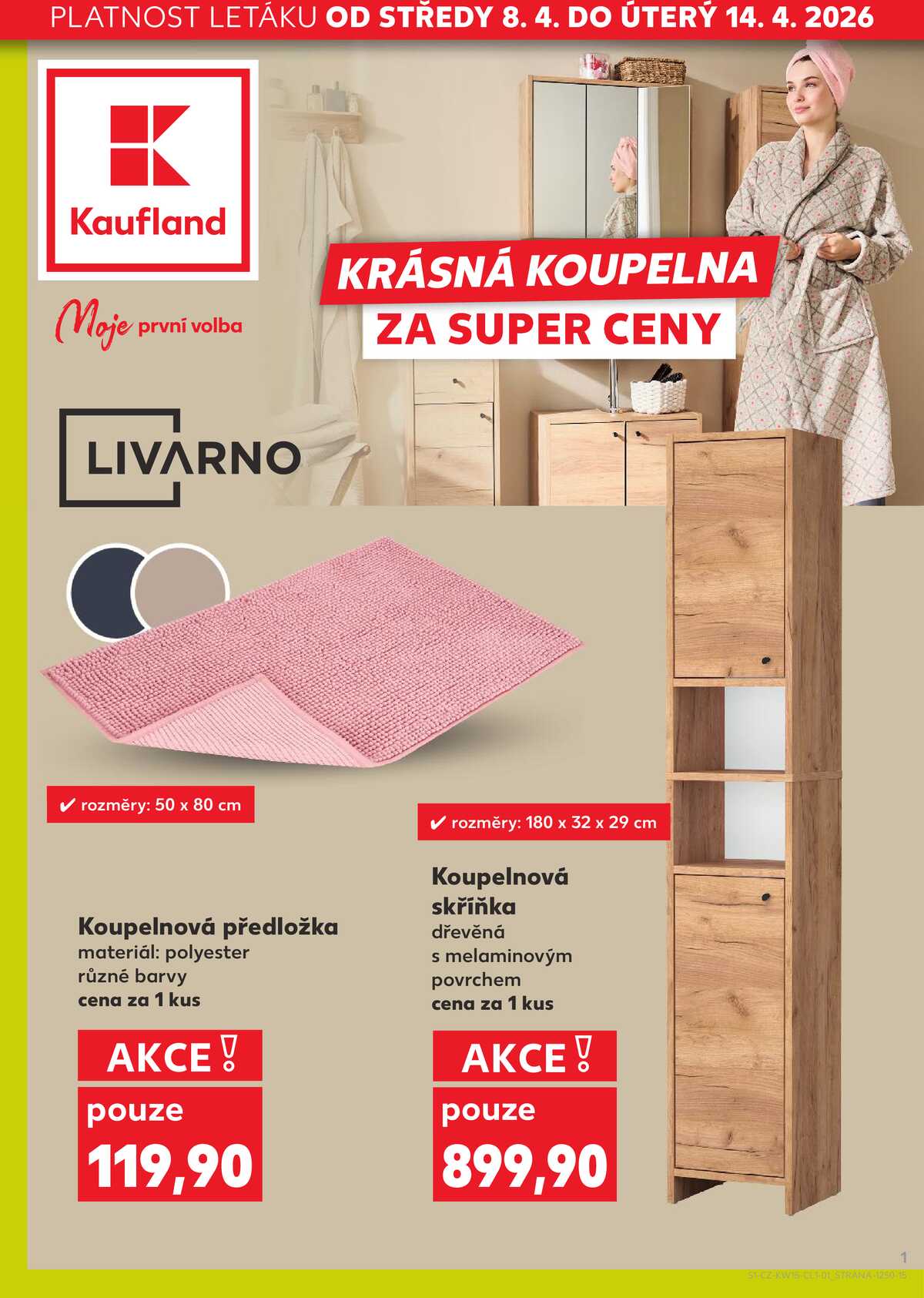 Kaufland Spotřební zboží 8.4. - 14.4.2026 strana 1