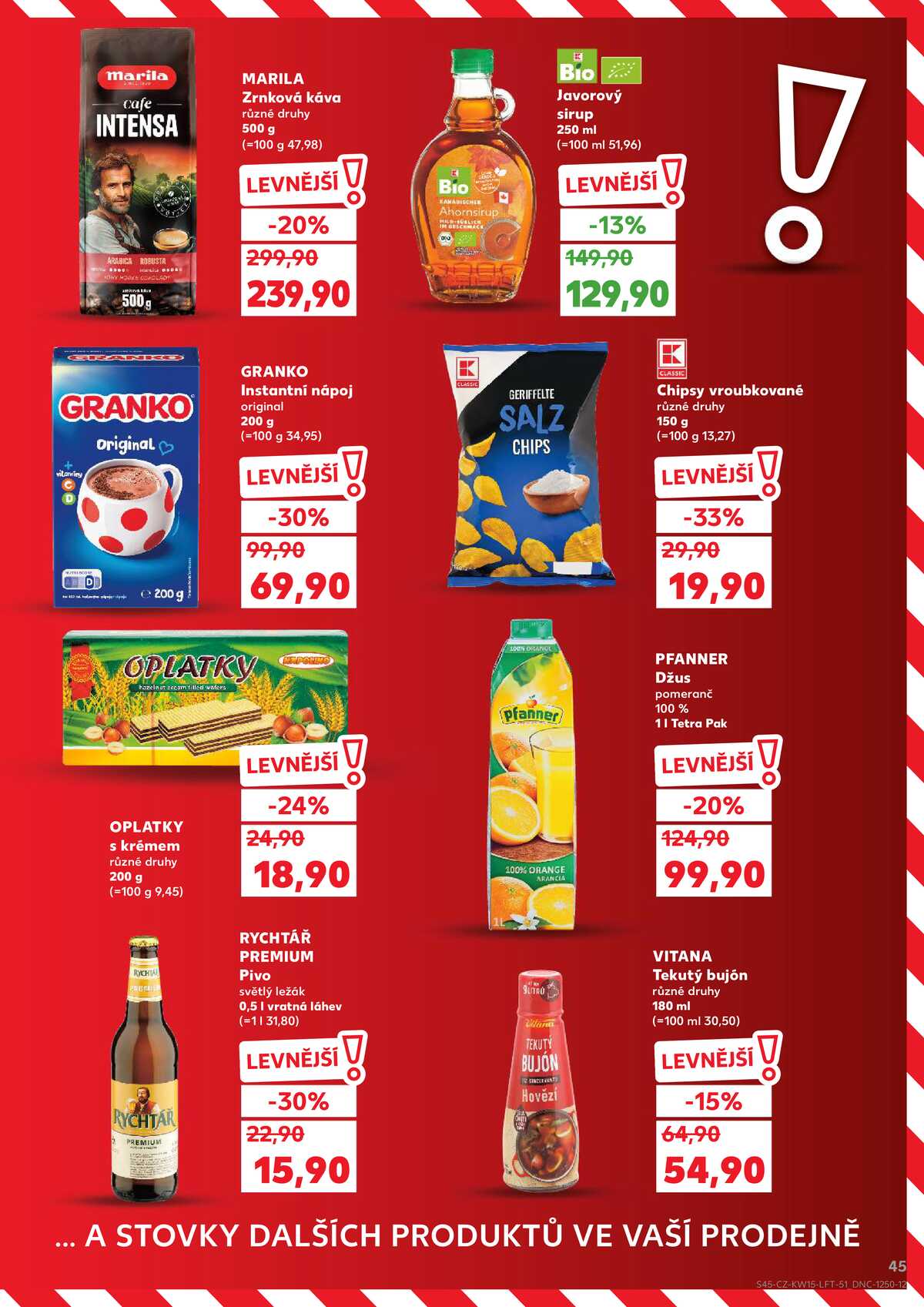 Kaufland 8.4. - 14.4. - Kaufland - Praha 8 (Libeň) strana 45