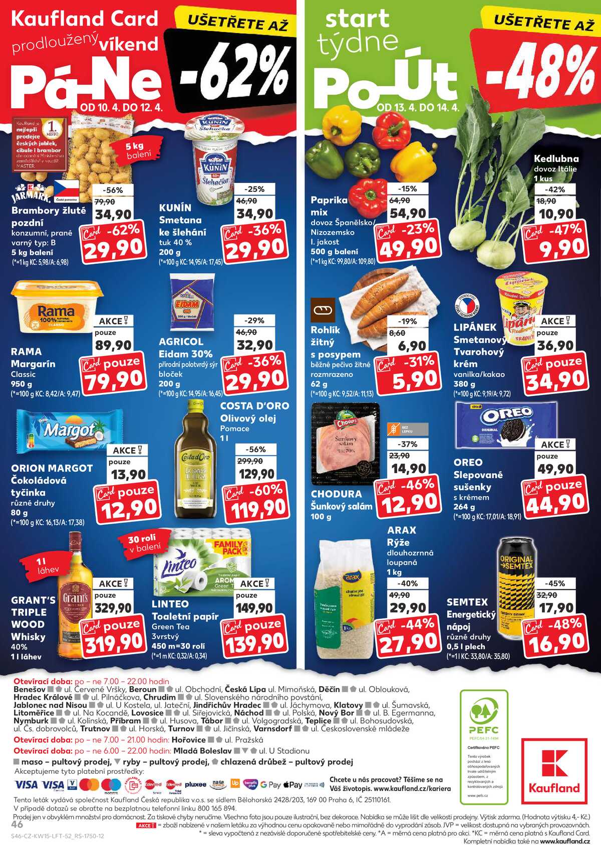 Kaufland 8.4. - 14.4. - Kaufland Turnov Sobotecká strana 46