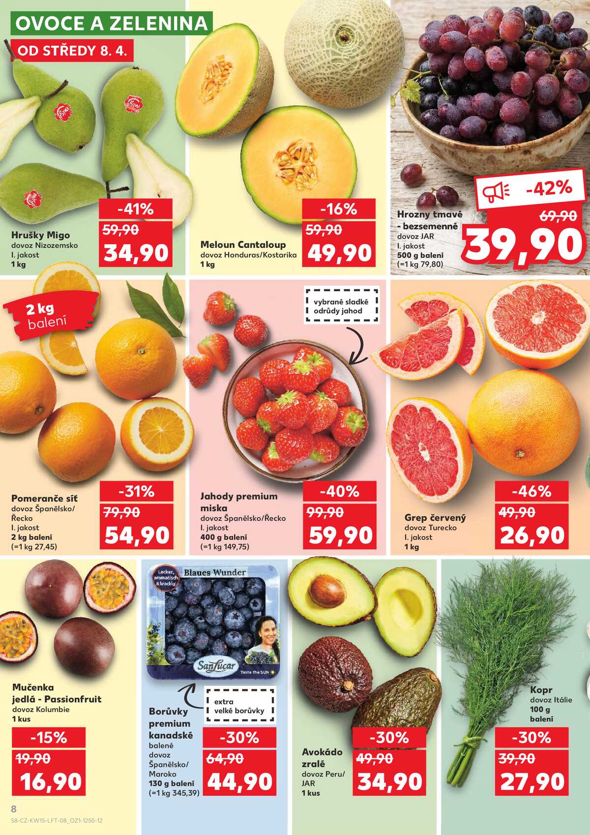 Kaufland 8.4. - 14.4. - Kaufland - Zlín ( OC Čepkov) strana 8