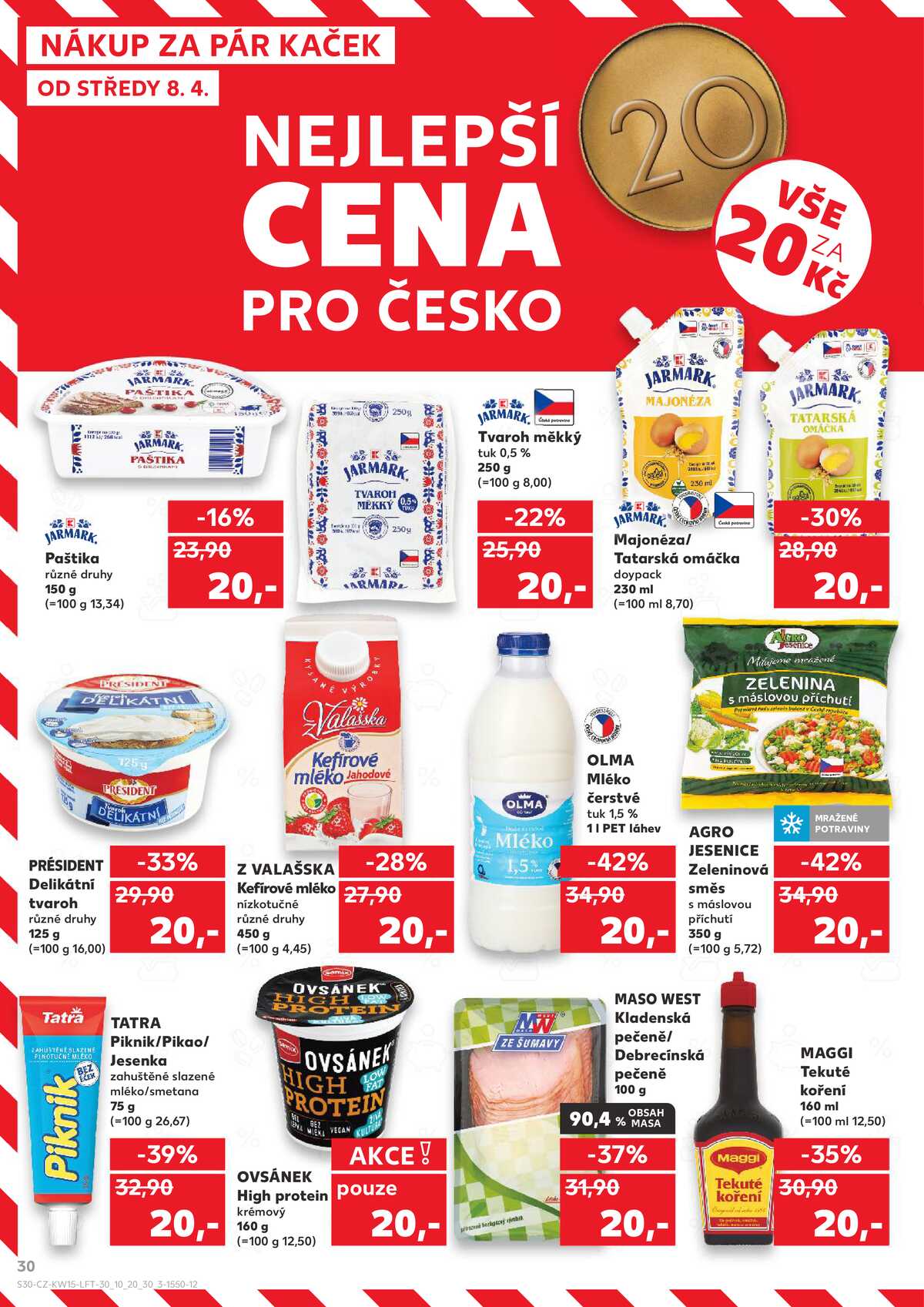 Kaufland 8.4. - 14.4. - Kaufland - Slaný strana 30