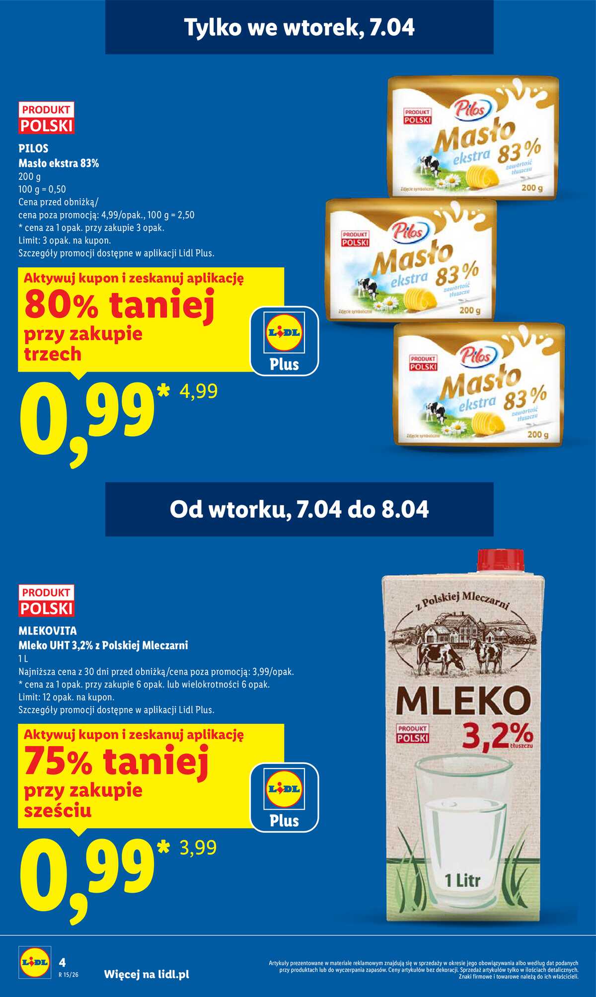 Leták Lidl Polsko 7.4.-8.4.2026 - Zpravodaj platný od 7.04 do 8.04 strana 4