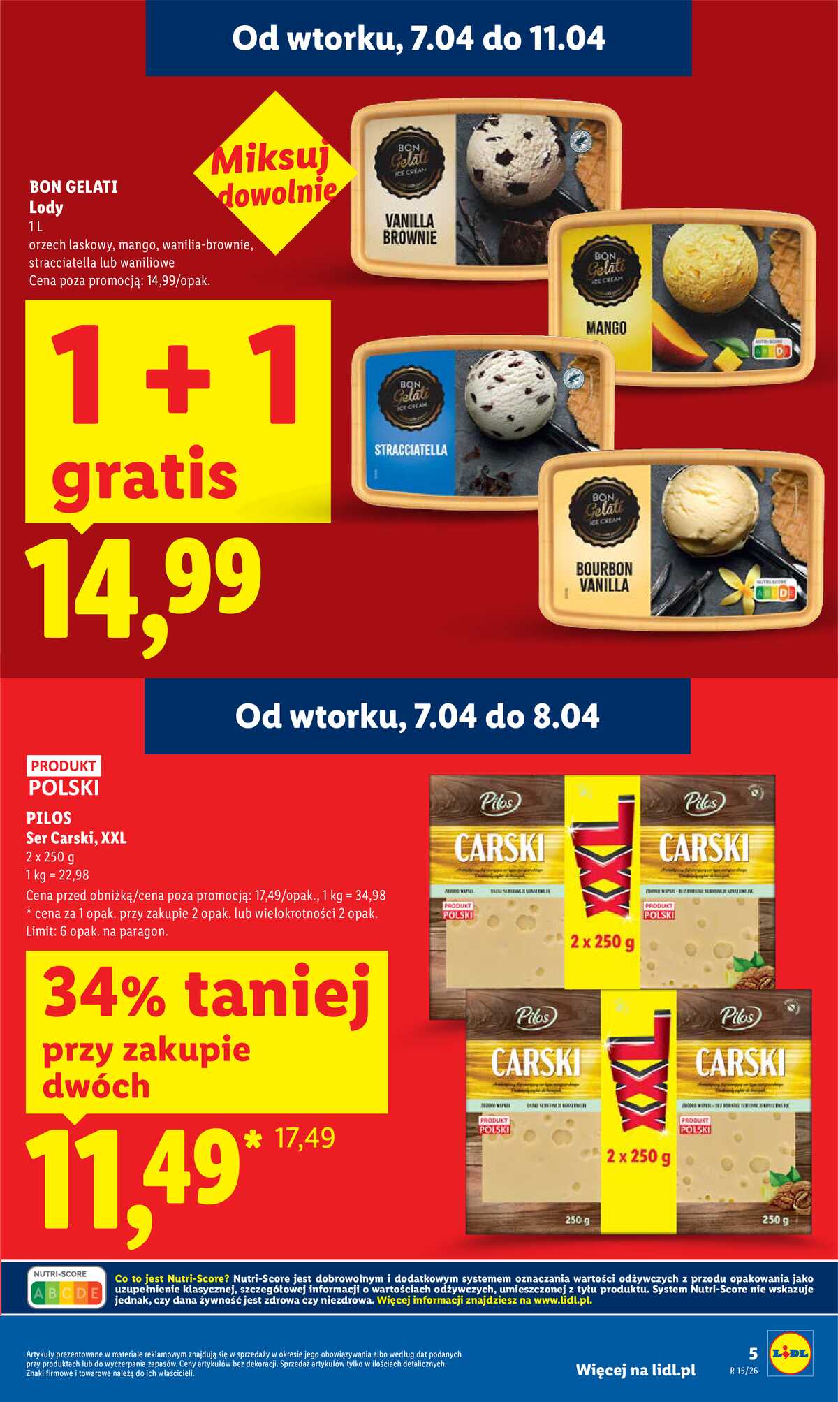 Leták Lidl Polsko 7.4.-8.4.2026 - Zpravodaj platný od 7.04 do 8.04 strana 5