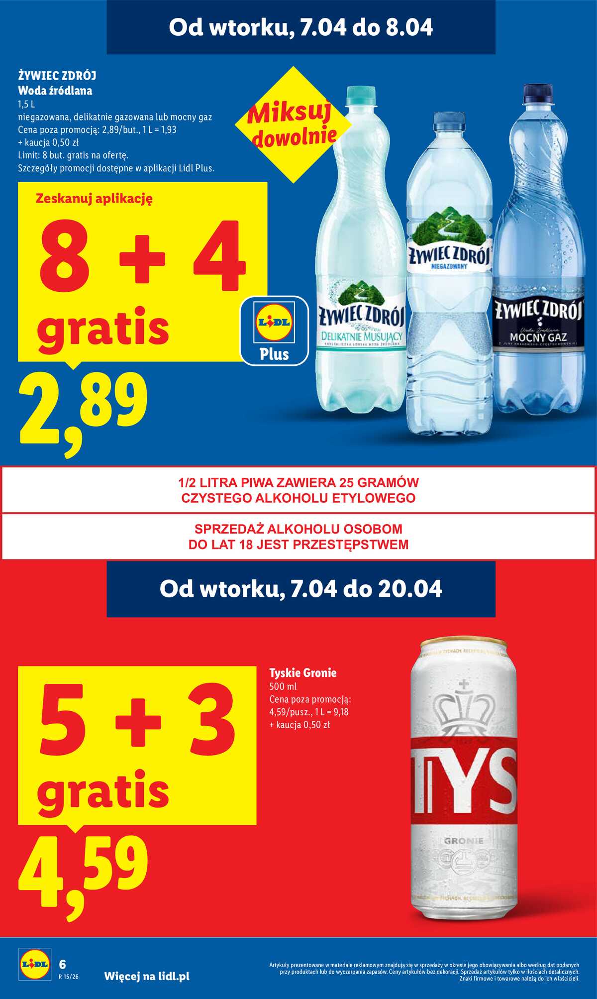 Leták Lidl Polsko 7.4.-8.4.2026 - Zpravodaj platný od 7.04 do 8.04 strana 6