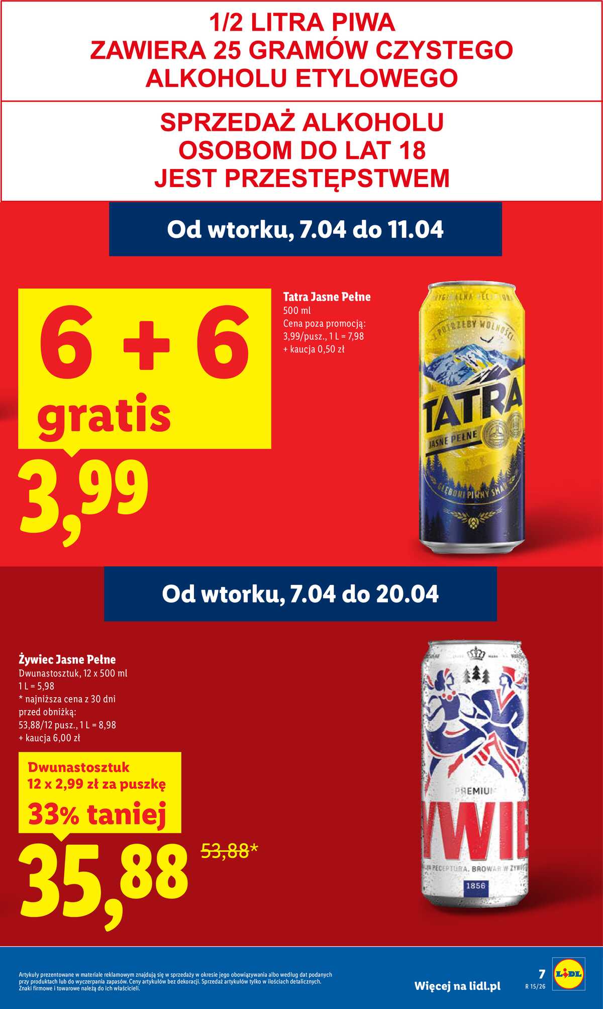Leták Lidl Polsko 7.4.-8.4.2026 - Zpravodaj platný od 7.04 do 8.04 strana 7