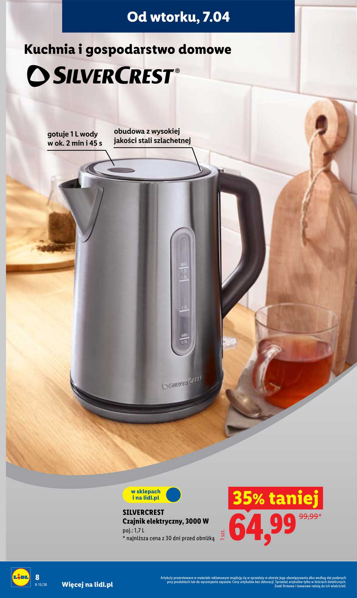 Leták Lidl Polsko 7.4.-8.4.2026 - Zpravodaj platný od 7.04 do 8.04 strana 8