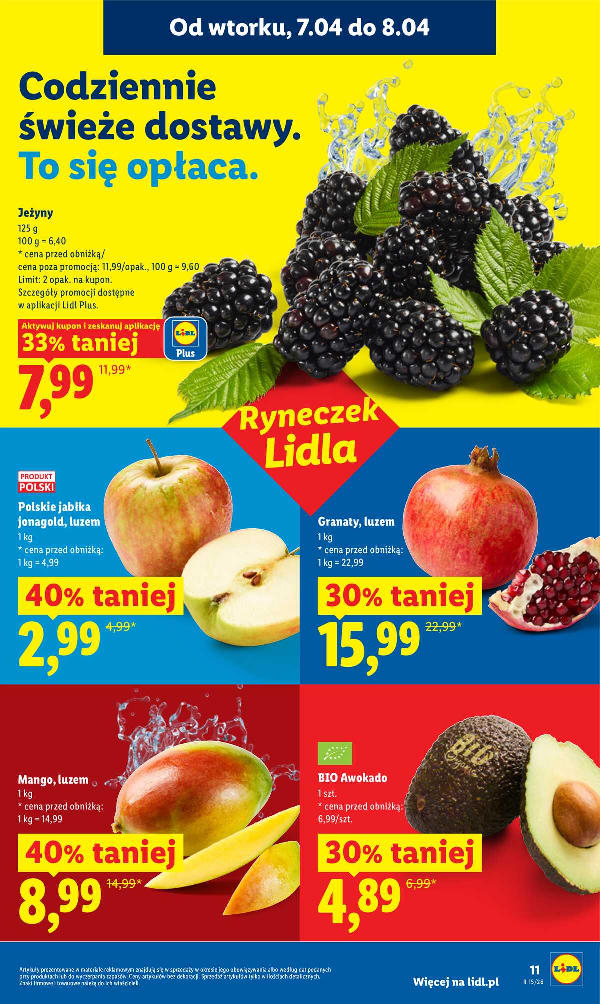 Leták Lidl Polsko 7.4.-8.4.2026 - Zpravodaj platný od 7.04 do 8.04 strana 11