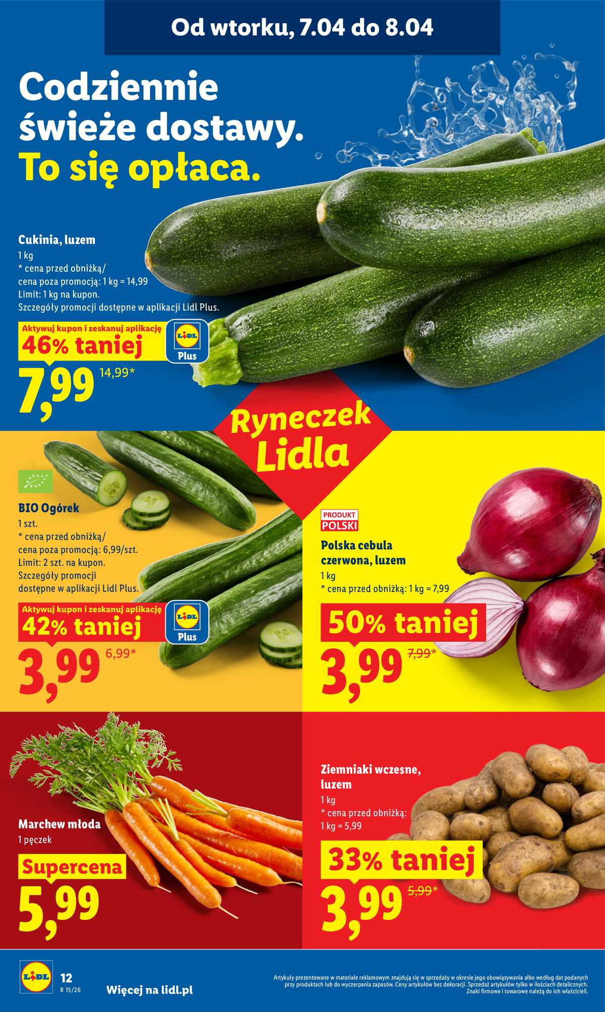 Leták Lidl Polsko 7.4.-8.4.2026 - Zpravodaj platný od 7.04 do 8.04 strana 12
