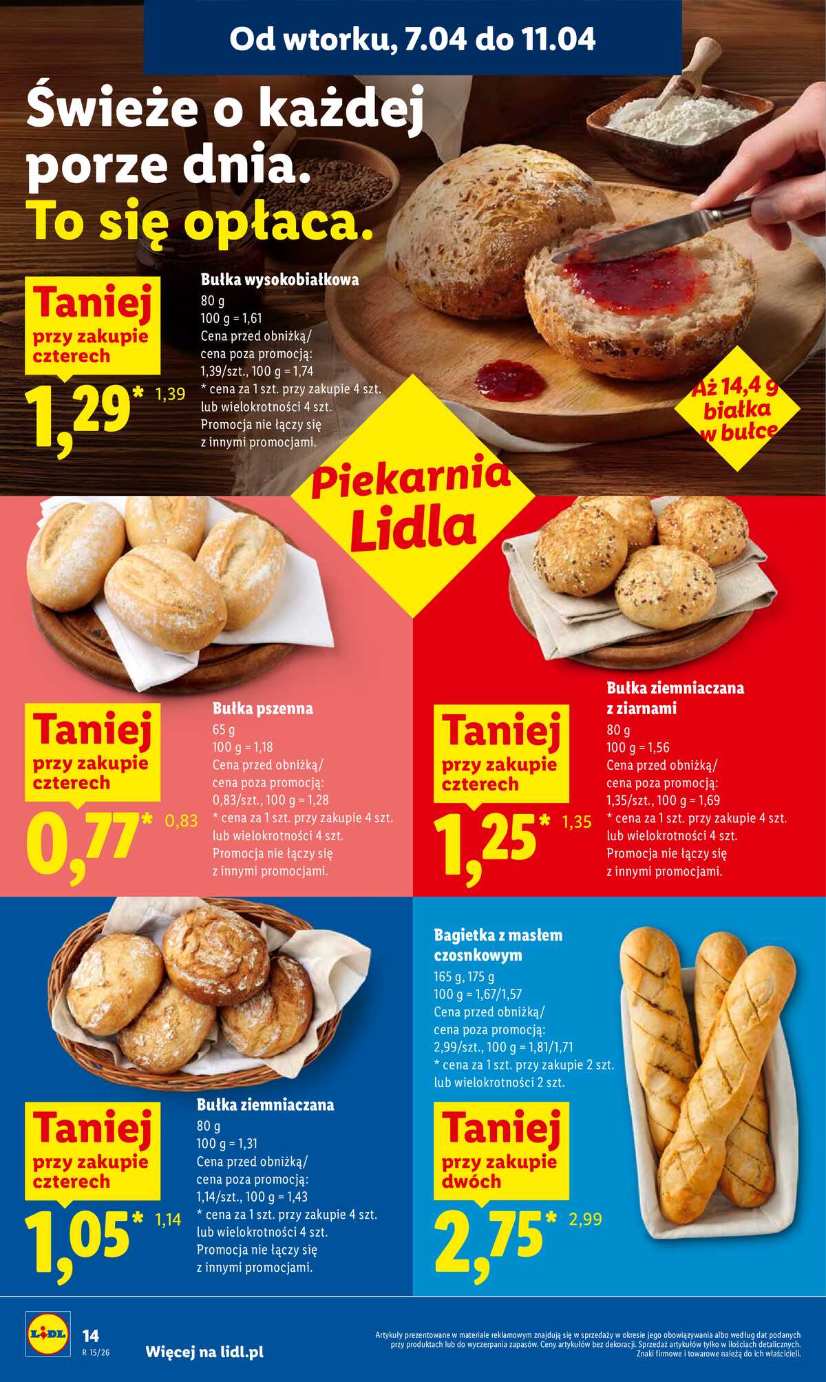 Leták Lidl Polsko 7.4.-8.4.2026 - Zpravodaj platný od 7.04 do 8.04 strana 14