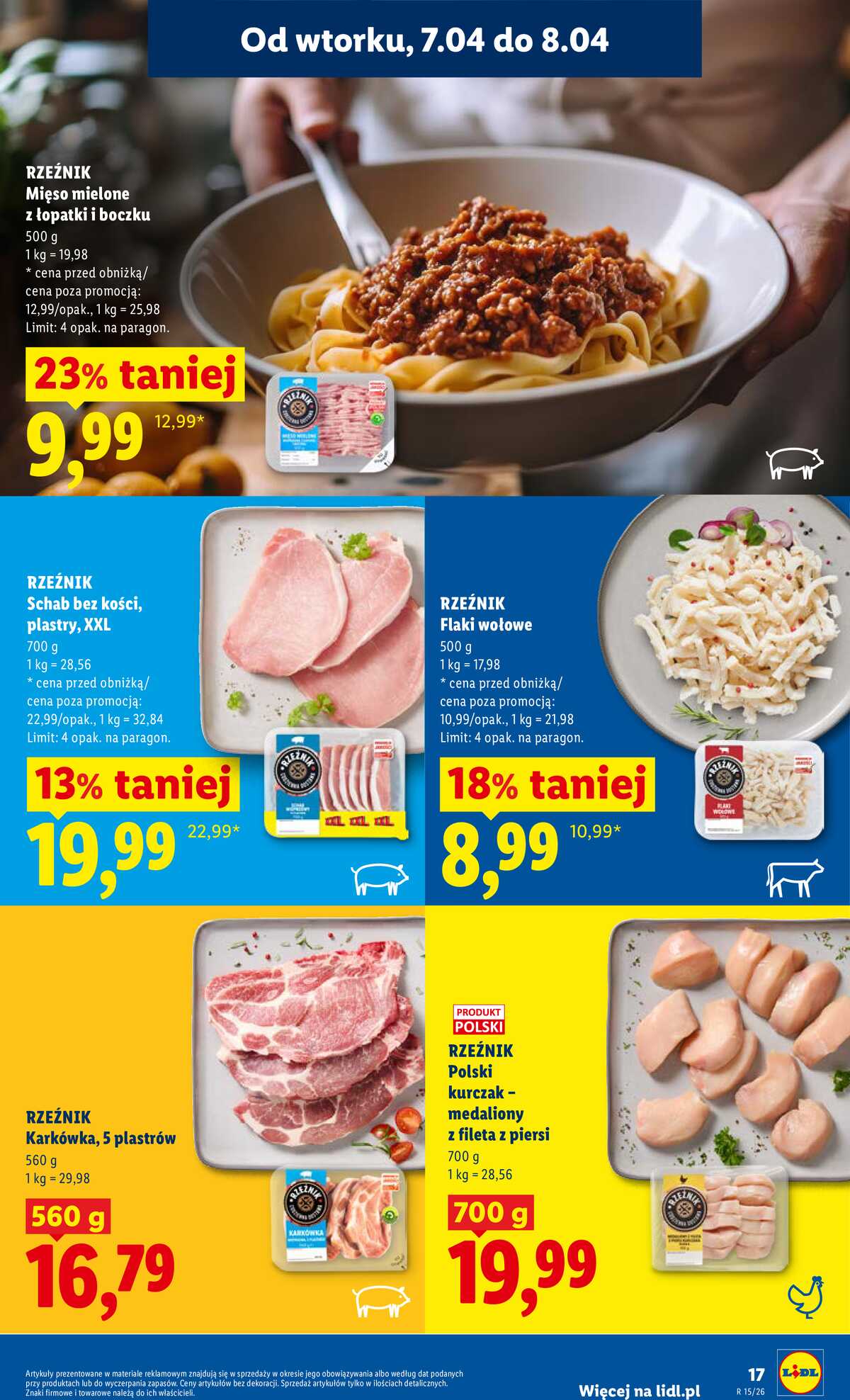 Leták Lidl Polsko 7.4.-8.4.2026 - Zpravodaj platný od 7.04 do 8.04 strana 17