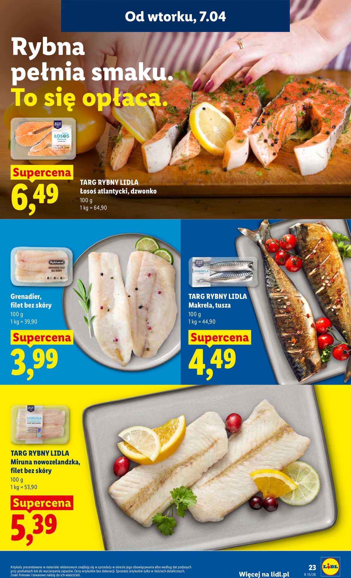 Leták Lidl Polsko 7.4.-8.4.2026 - Zpravodaj platný od 7.04 do 8.04 strana 23