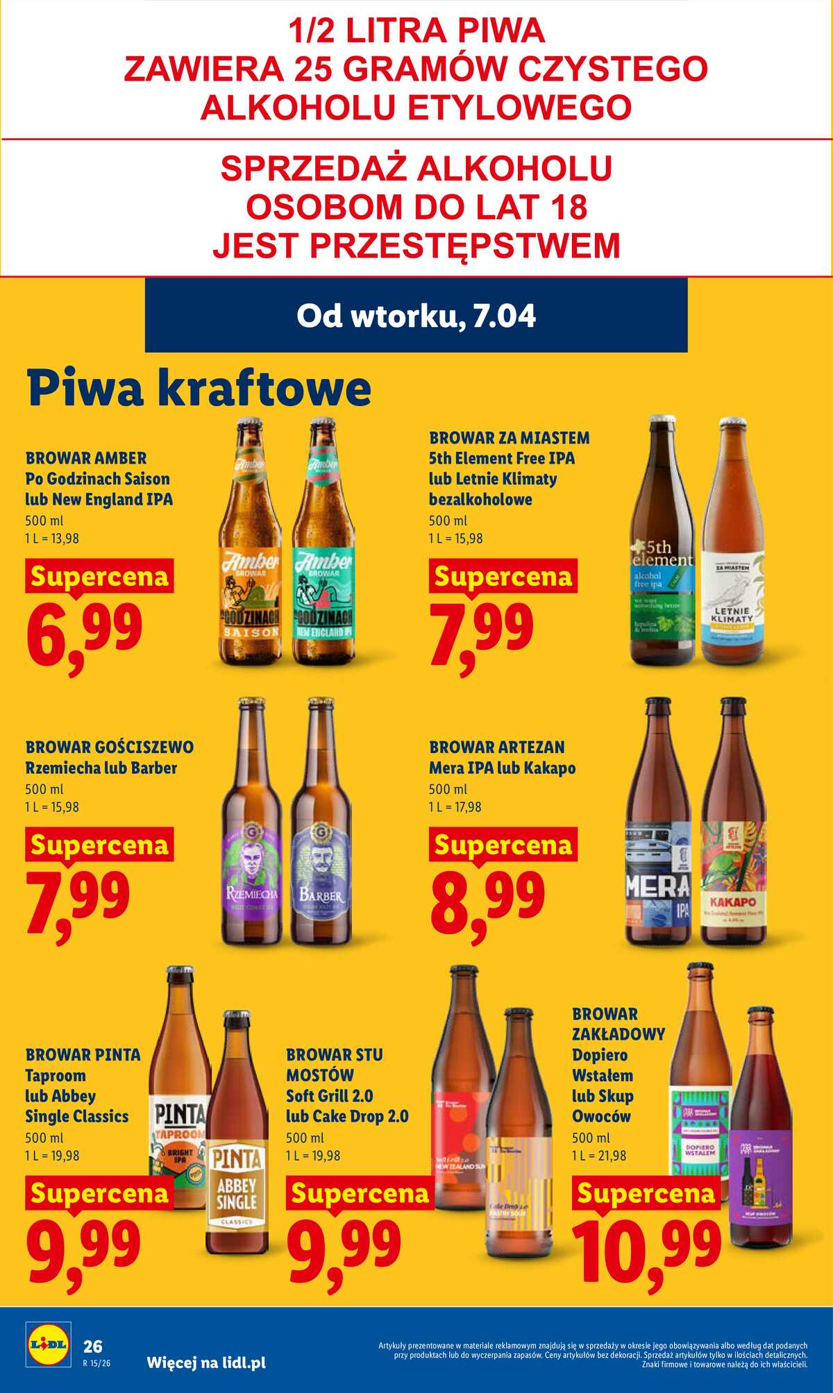 Leták Lidl Polsko 7.4.-8.4.2026 - Zpravodaj platný od 7.04 do 8.04 strana 28