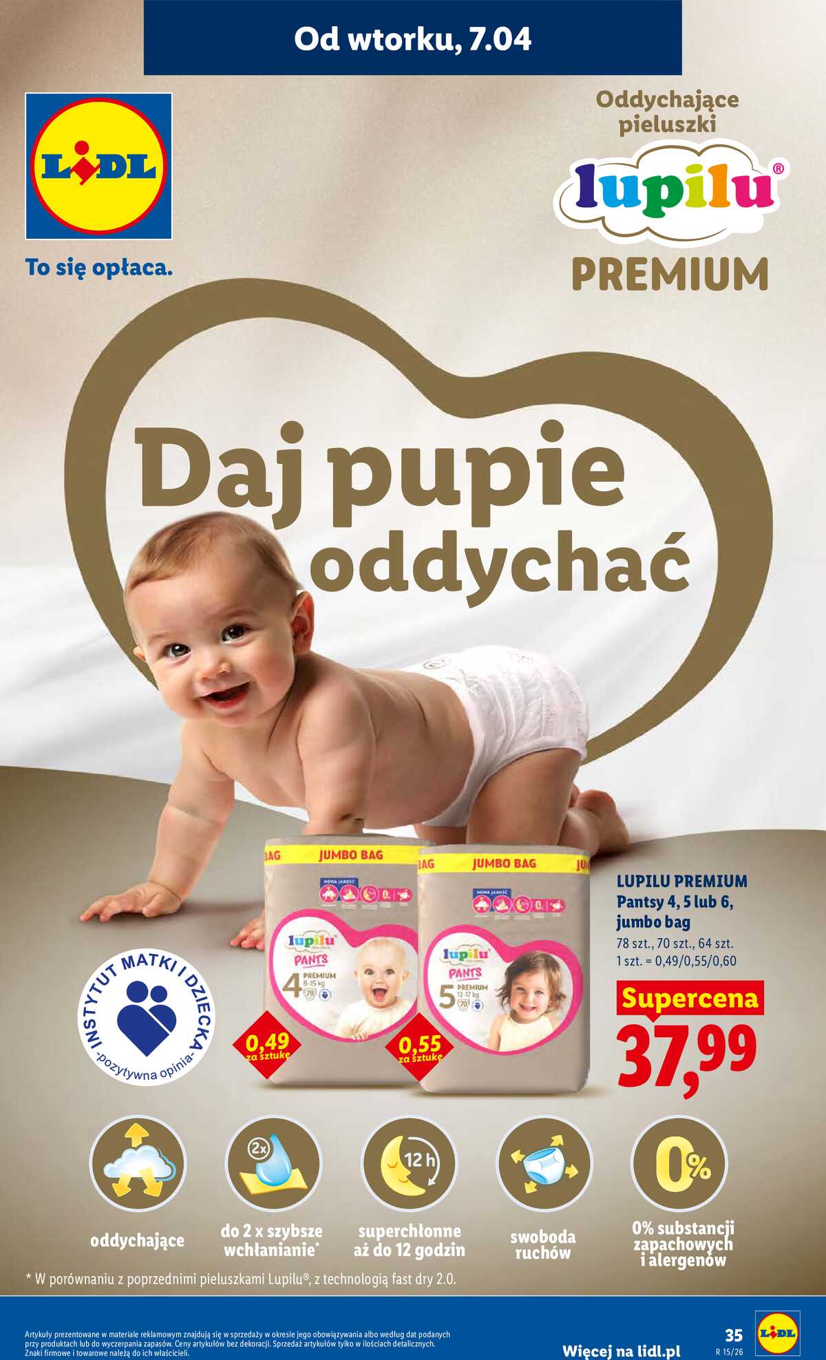 Leták Lidl Polsko 7.4.-8.4.2026 - Zpravodaj platný od 7.04 do 8.04 strana 39