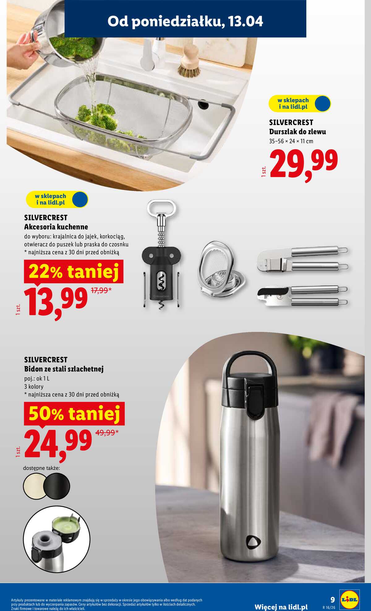 Leták Lidl Polsko 13.4.-18.4.2026 - Katalog platný od 13.04 strana 9