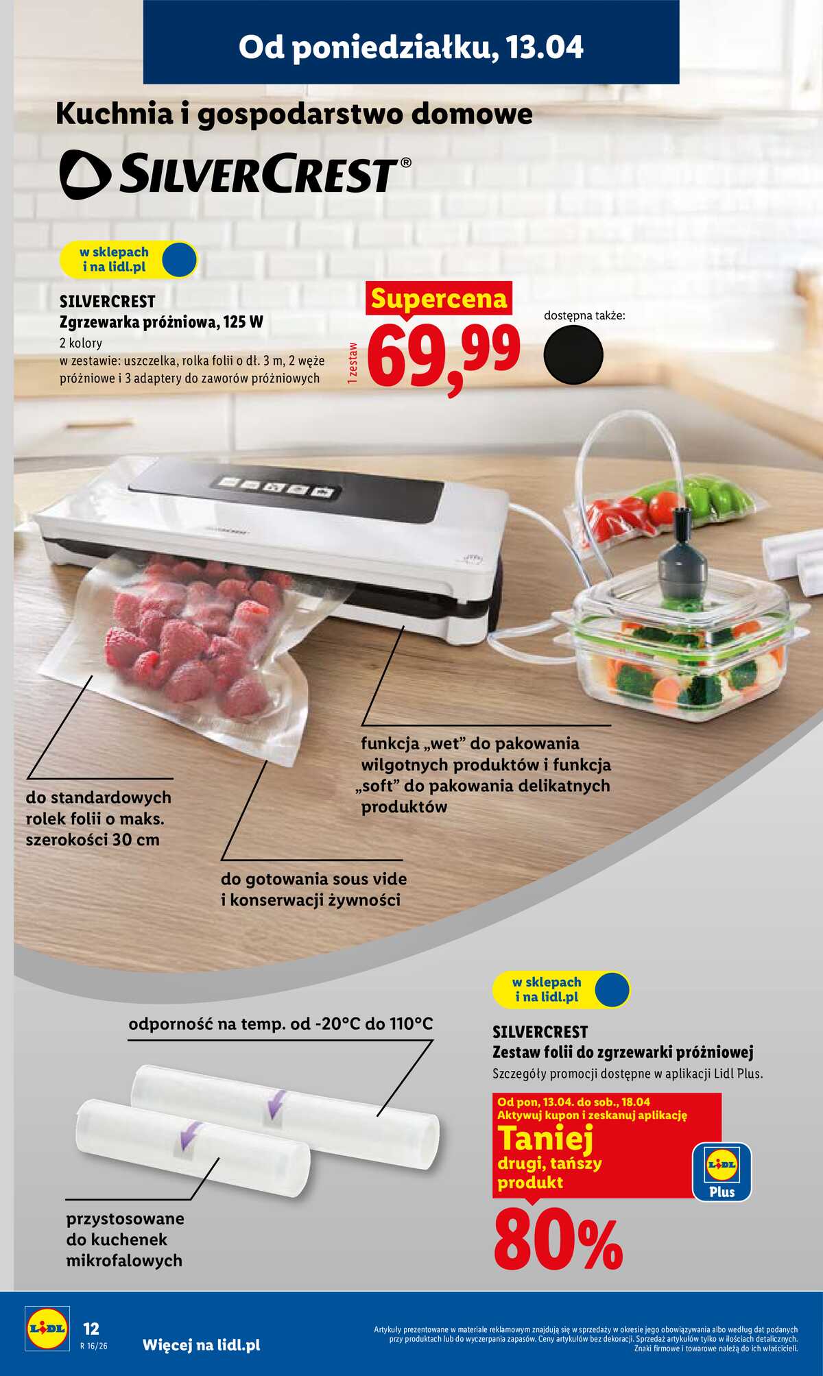 Leták Lidl Polsko 13.4.-18.4.2026 - Katalog platný od 13.04 strana 12