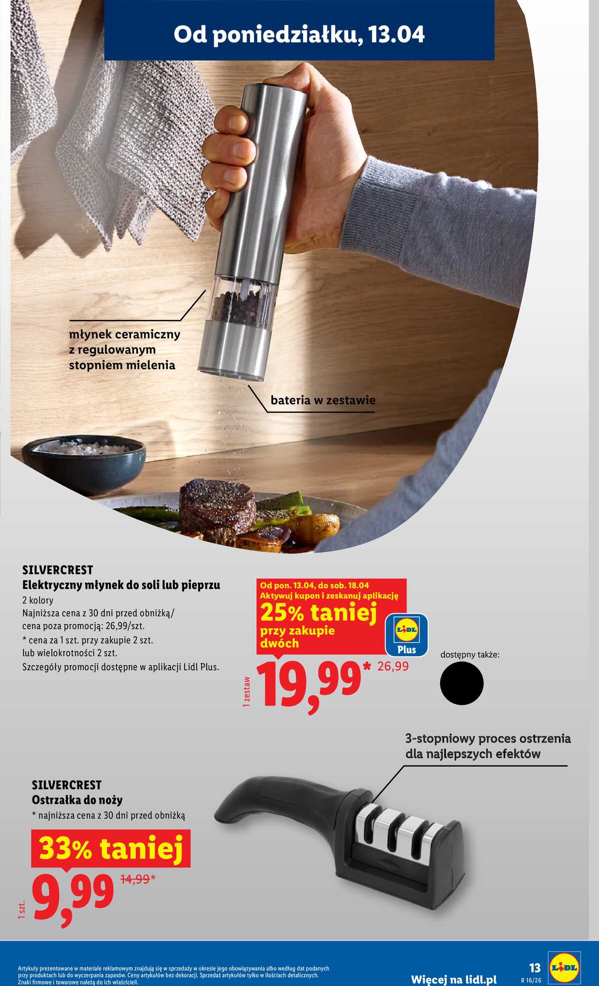 Leták Lidl Polsko 13.4.-18.4.2026 - Katalog platný od 13.04 strana 13