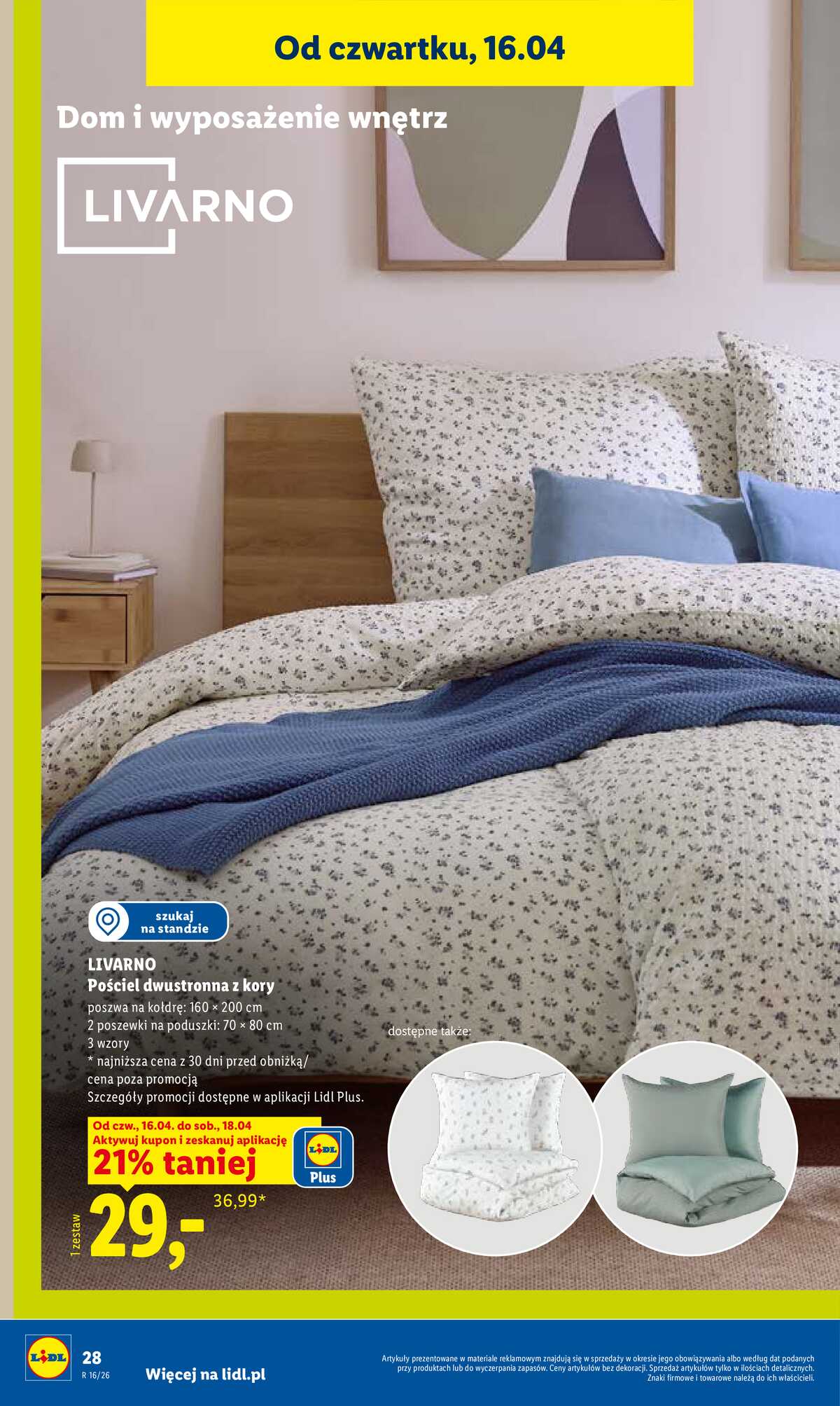 Leták Lidl Polsko 13.4.-18.4.2026 - Katalog platný od 13.04 strana 34