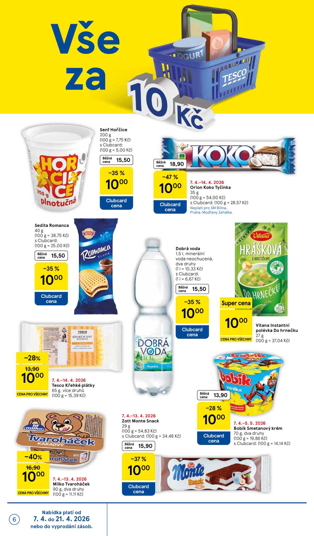 Tesco supermarkety od 7.4. do 14.4.2026 strana 6