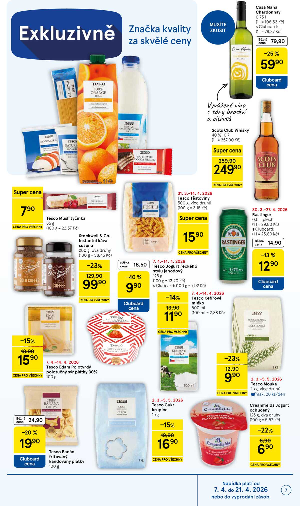 Tesco supermarkety od 7.4. do 14.4.2026 strana 7