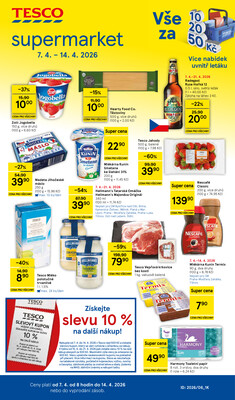 Tesco supermarkety od 7.4. do 14.4.2026