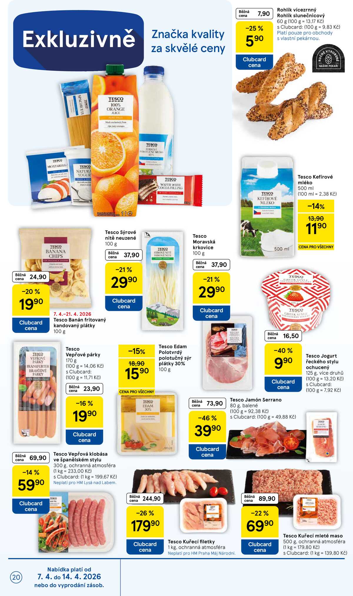 Tesco malé hypermarkety od 7.4. do 14.4.2026 strana 20
